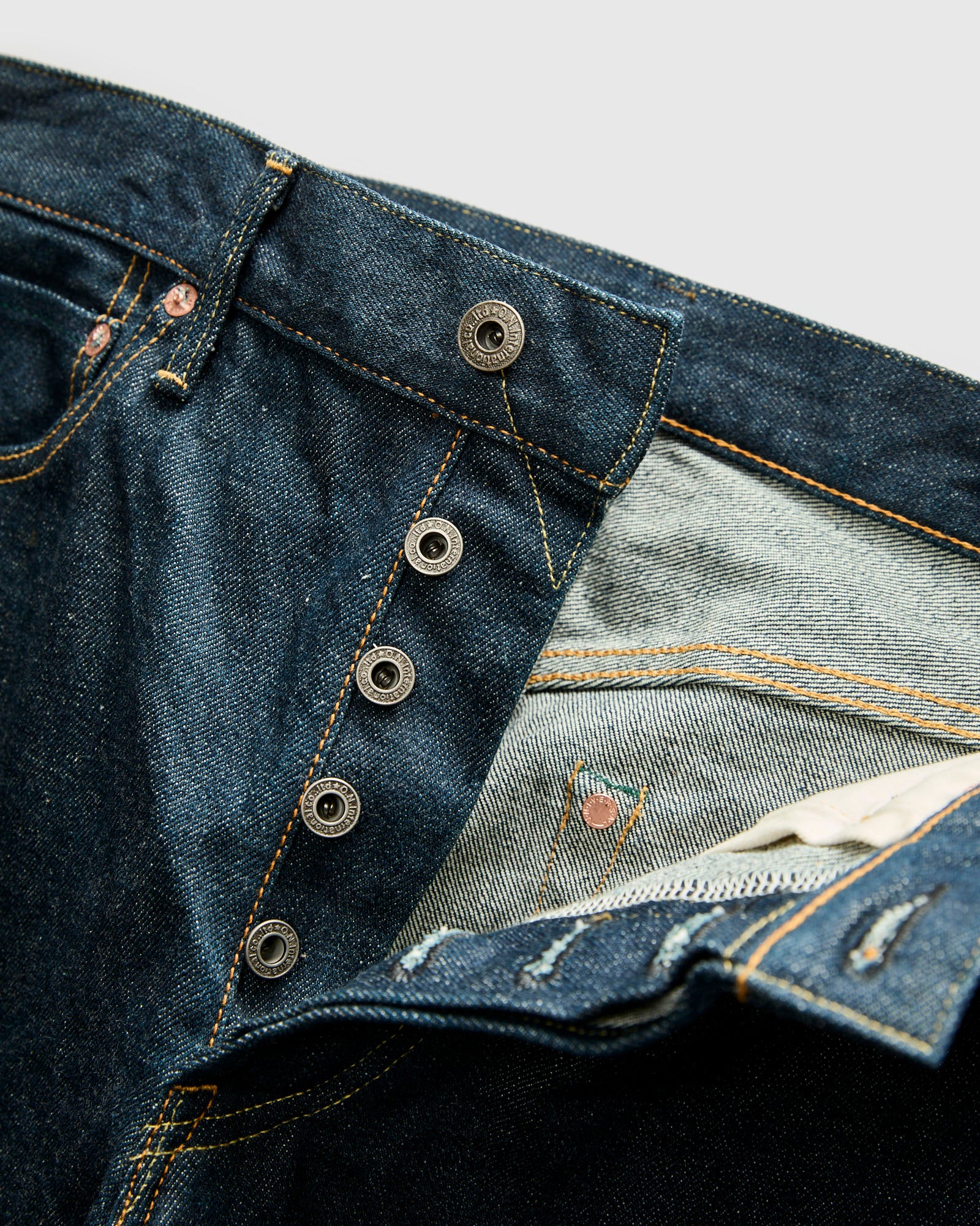 222 "Ishikawadai" 15oz Selvedge Denim - Super Wide Straight Fit - Image 7