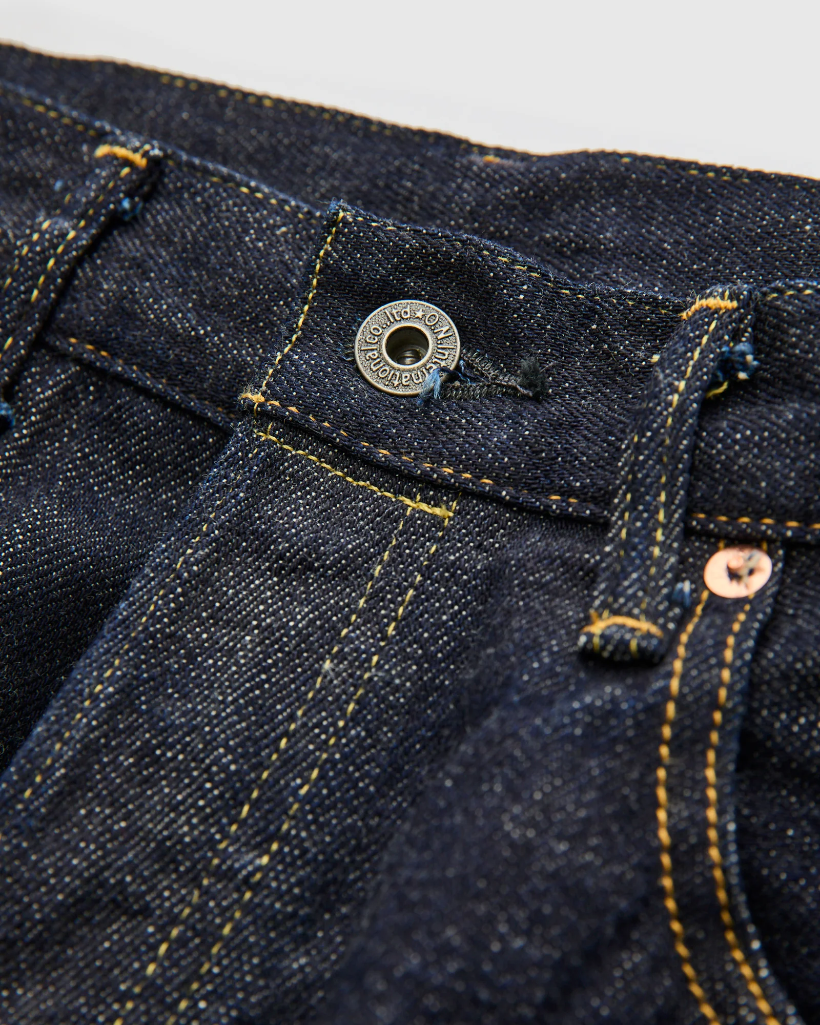 222-Kiraku "Natural Indigo" 12oz Selvedge Denim - Super Wide Straight Fit - Image 6