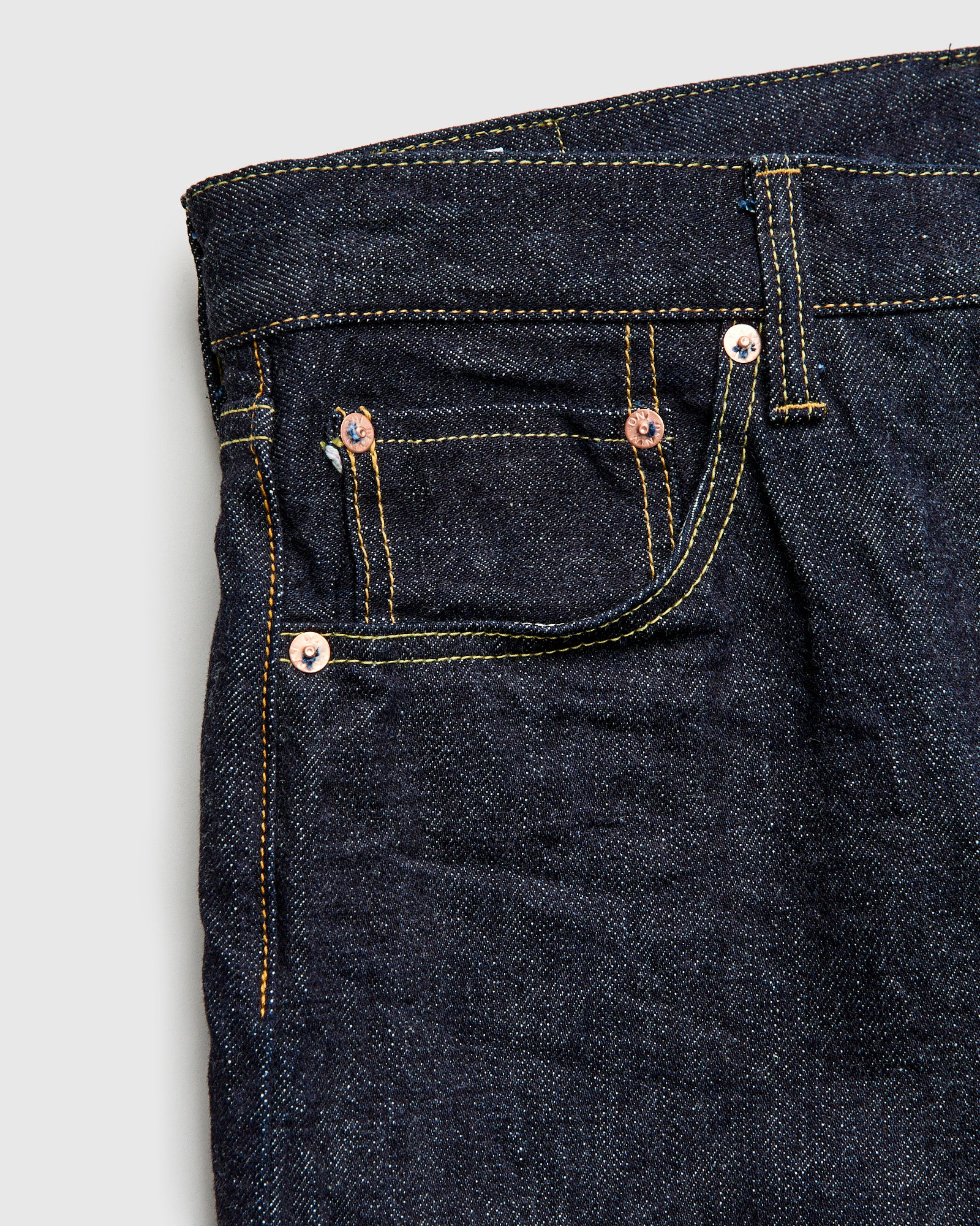 ONI-246 "Low Tension" 15oz Selvedge Denim - Clean Straight Fit - Image 8
