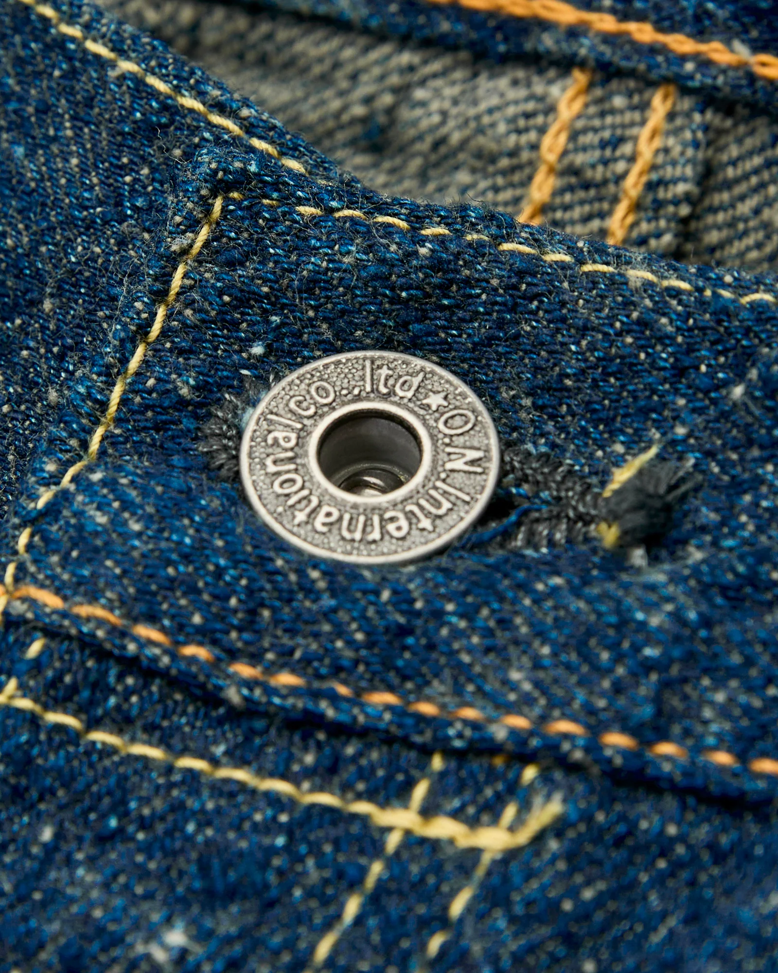 246CCD-GOLV "Crushed Concrete" 15oz Selvedge Denim - Clean Straight Fit - Image 6