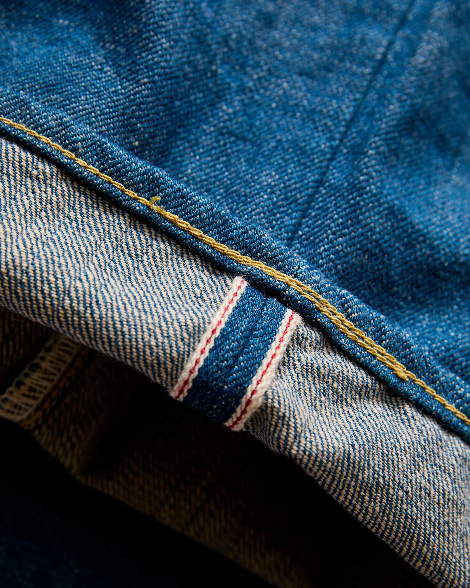 271-OFBD "Old Fade Blue" 13.7oz Selvedge Denim - Just-Right Straight Fit - Image 8