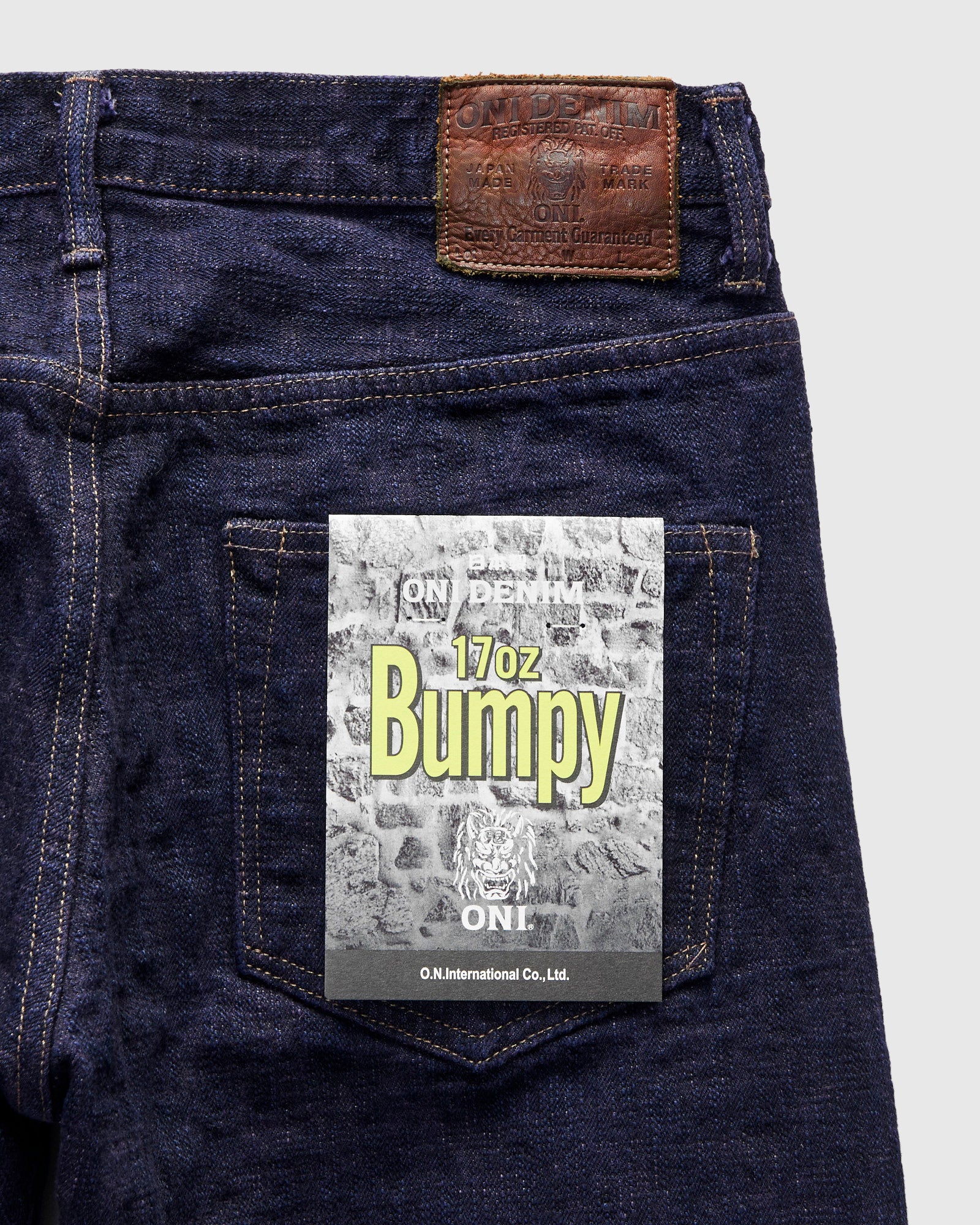 277-Bumpy "Murasaki Purple Overdye" 17oz Selvedge Denim - Just-Right Straight Fit - Image 5