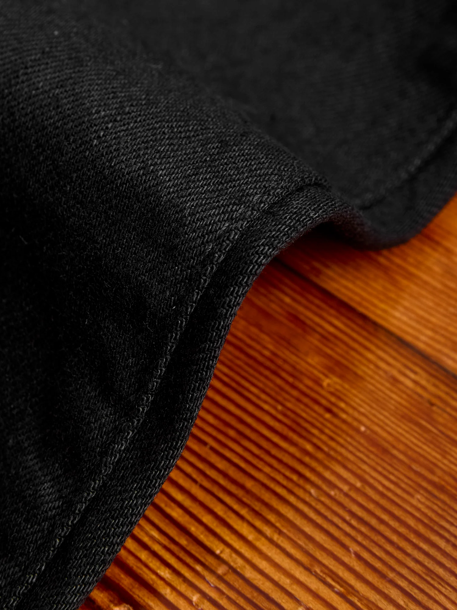 286-13BK "Jet Black" 13oz Selvedge Denim - Clean Straight Fit - Image 12