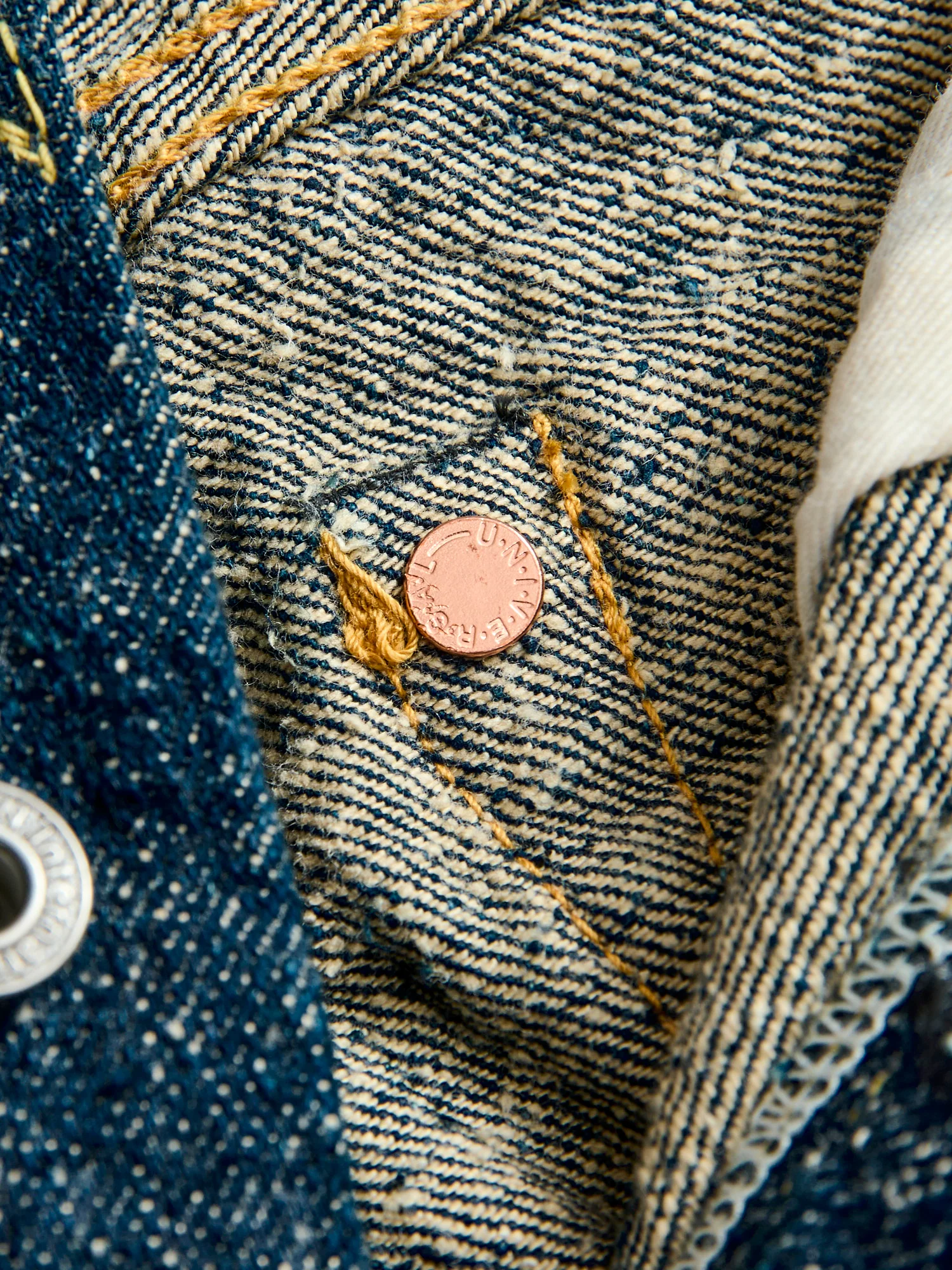 288-CCD "Crushed Concrete" 15oz Selvedge Denim - Classic Straight Fit - Image 10
