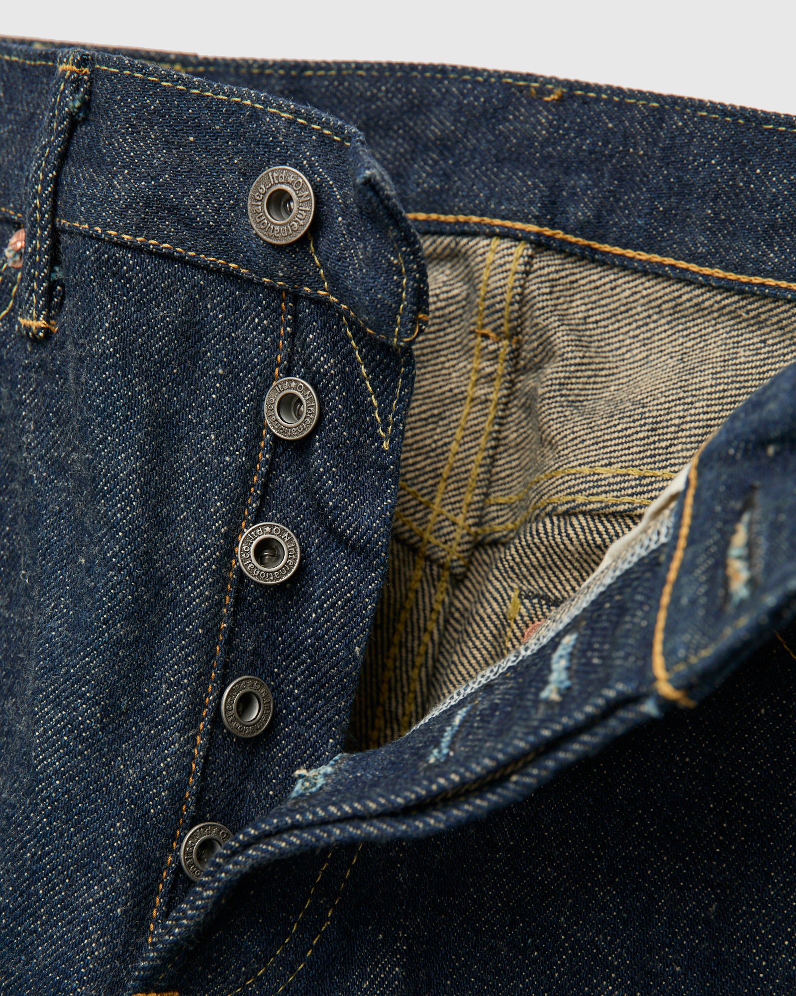 288ZR "Secret Denim – Beige Kabuki" 20oz Selvedge Denim - Classic Straight Fit - Image 10