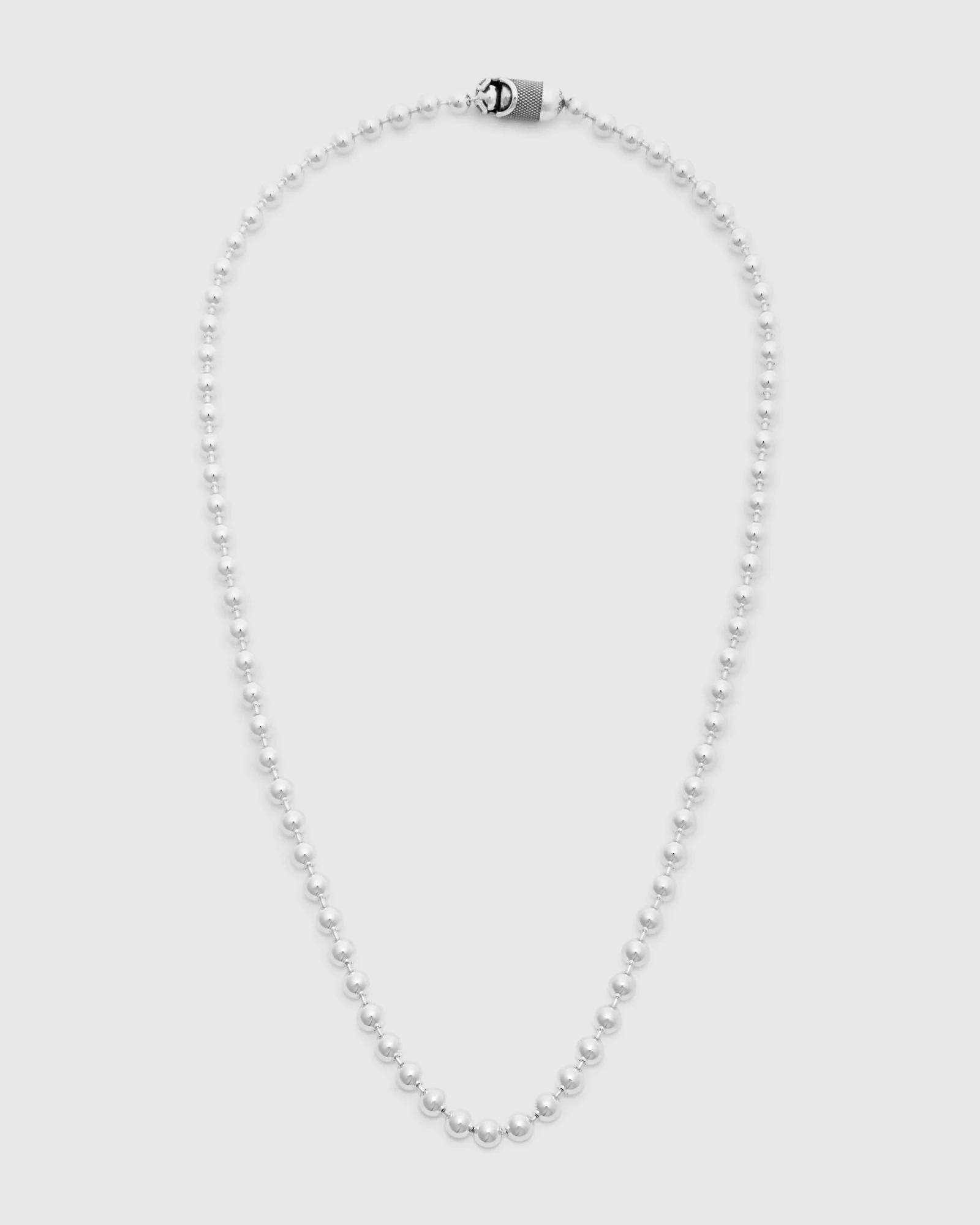 2A Goosebumps Poplock Necklace Size B in Sterling Silver - Image 3