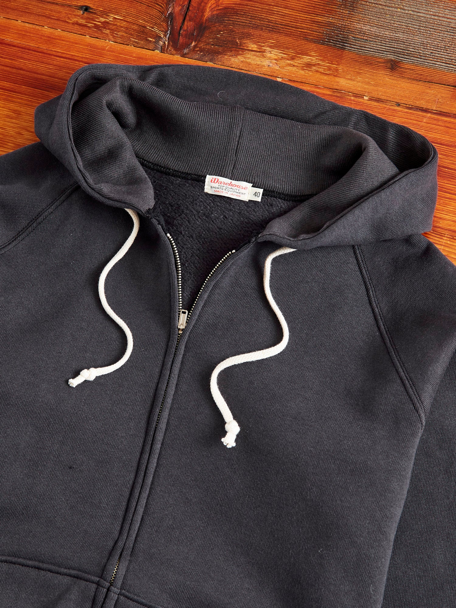 451 Loopwheel Zip Hoodie in Sumikuro - Image 3
