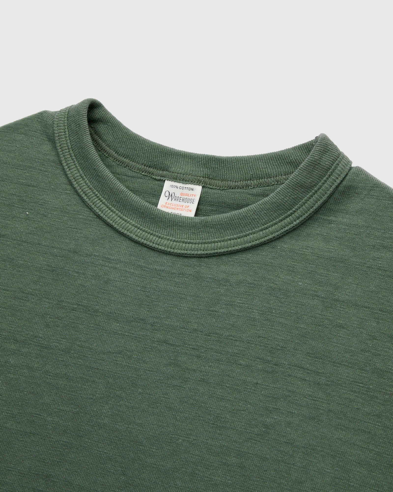 4601 Tube Knit Tee in Green - Image 3