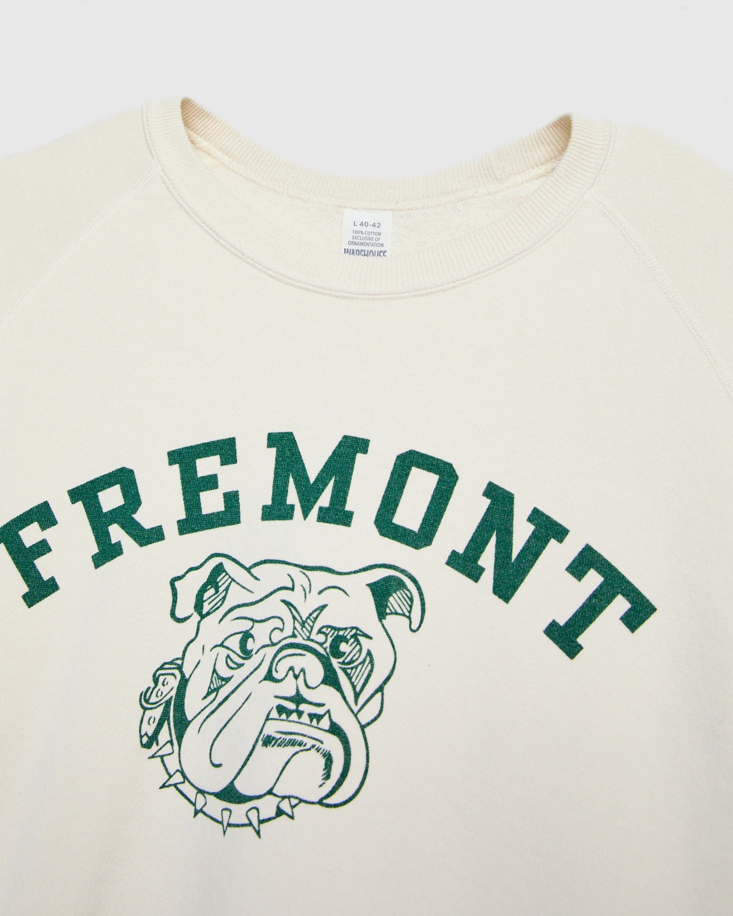 461 "Fremont" Loopwheel Sweatshirt in Cream - Image 3