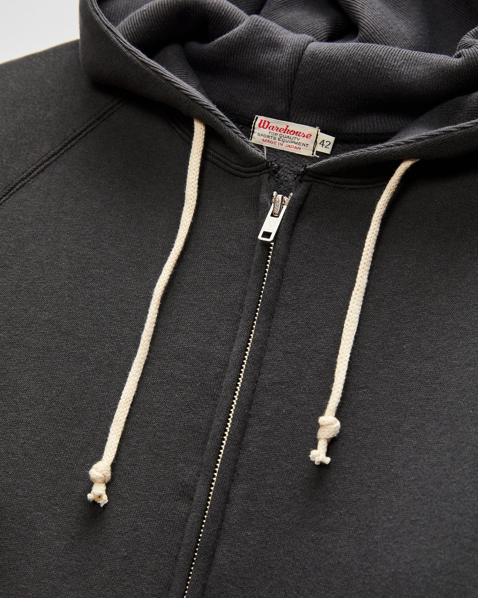 496 Freedom Sleeve Zip Hoodie in Ink Black - Image 4