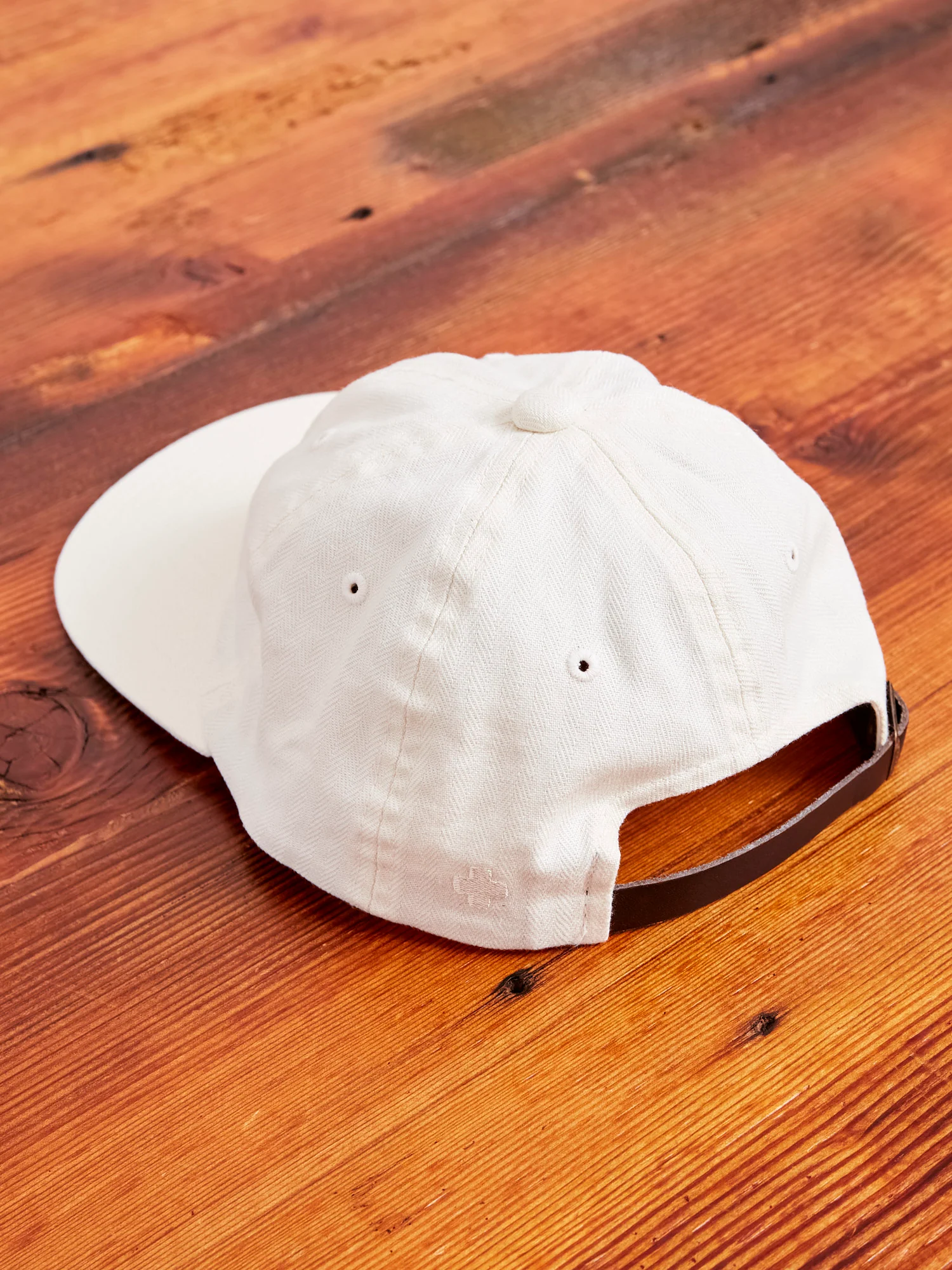 6-Panel HBT Cap in Ivory - Image 2