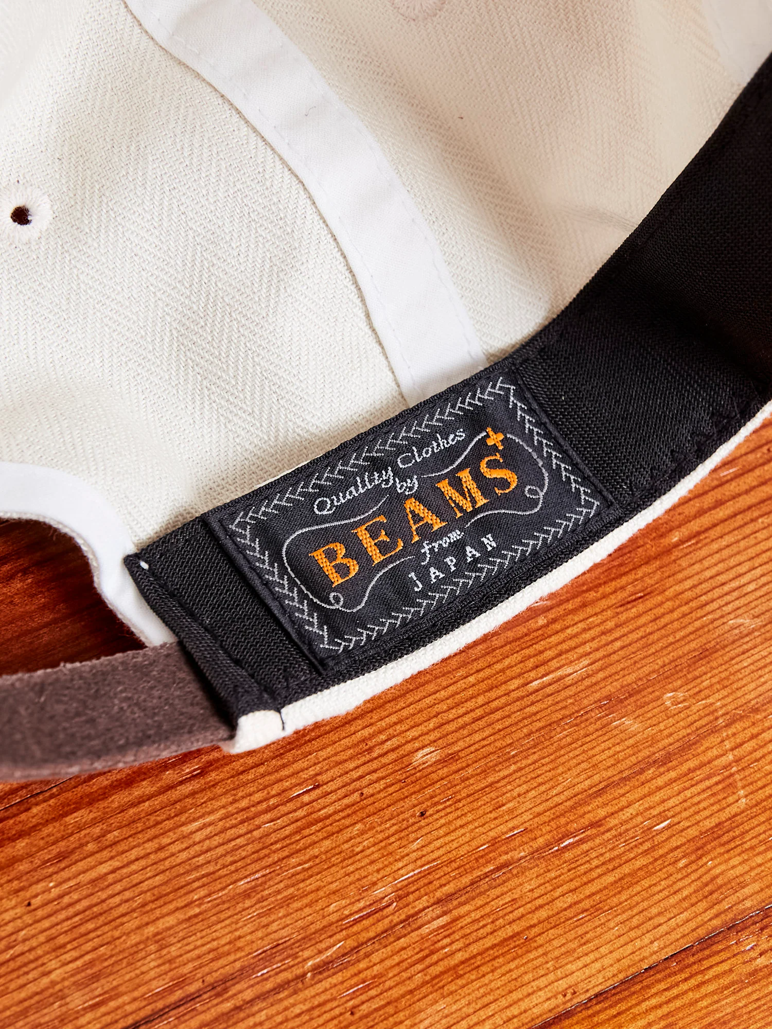 6-Panel HBT Cap in Ivory - Image 7