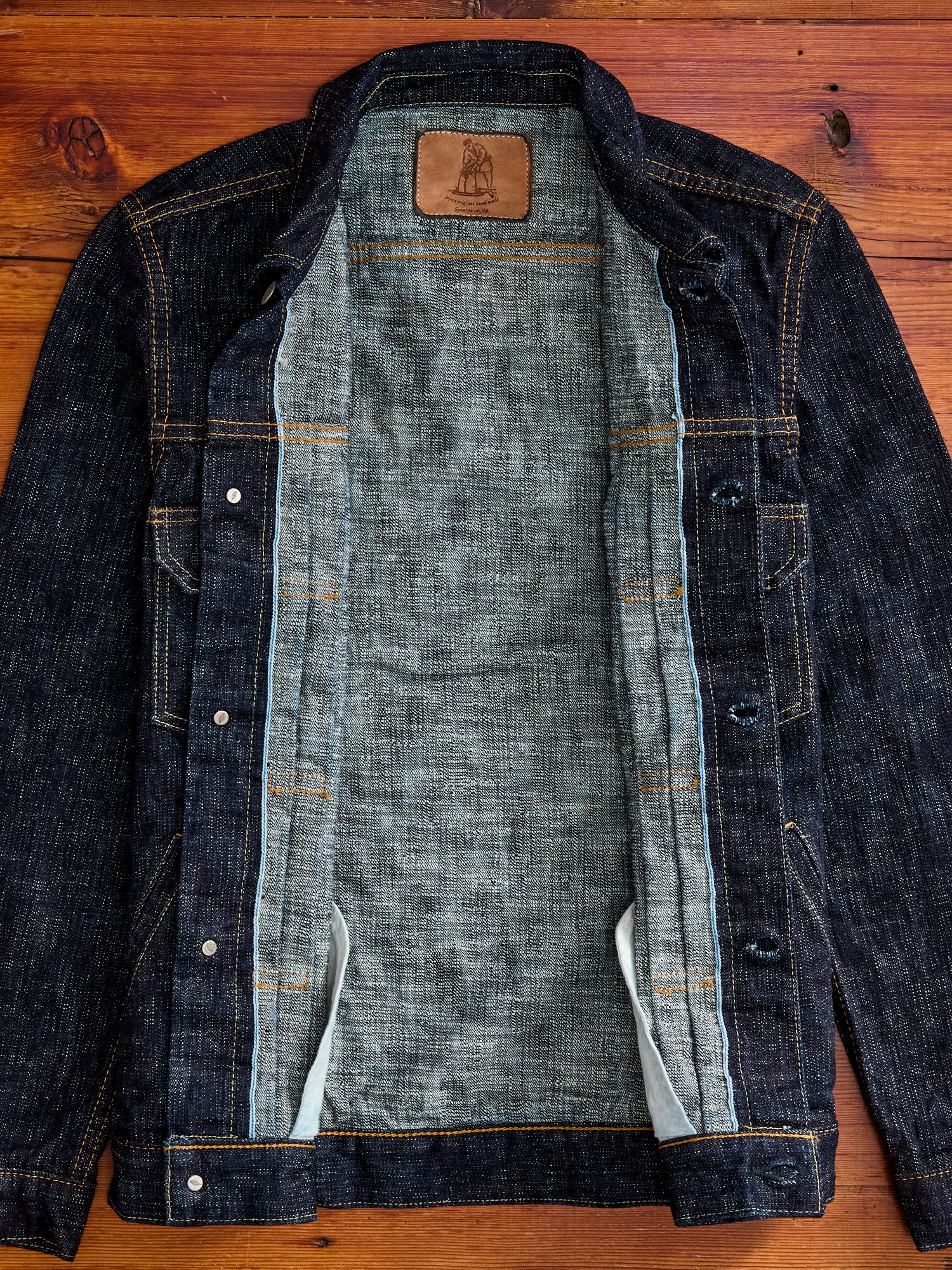 6111 16oz "Double Slub" Type-2 Denim Jacket in Indigo - Image 5