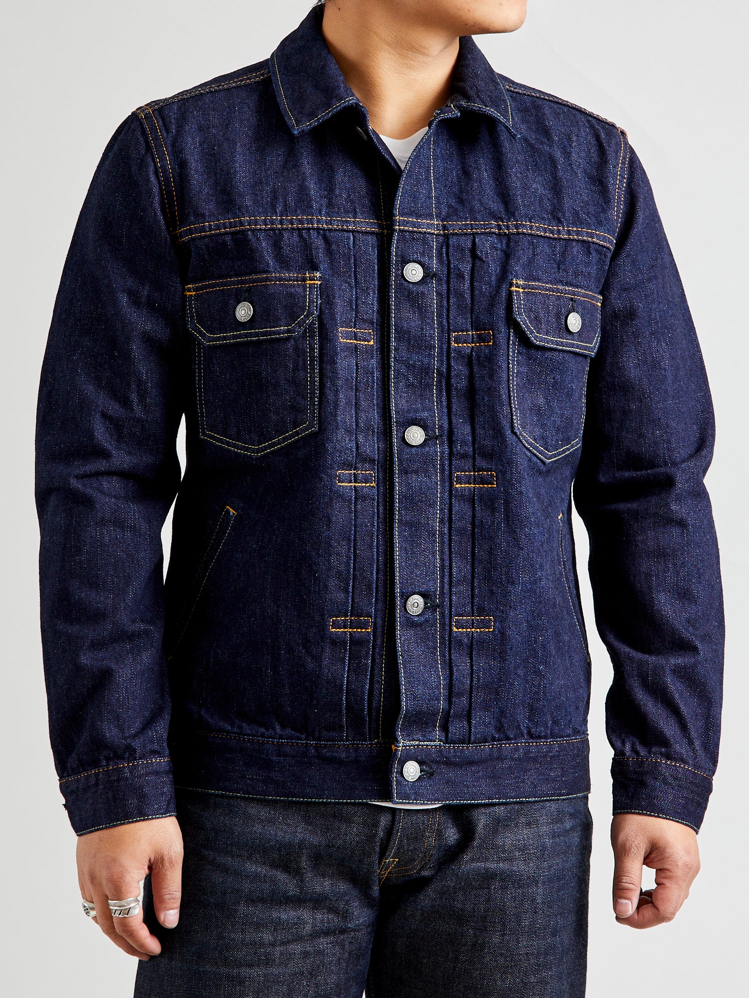 6113 14oz Type-2 Denim Jacket in Indigo - Image 2
