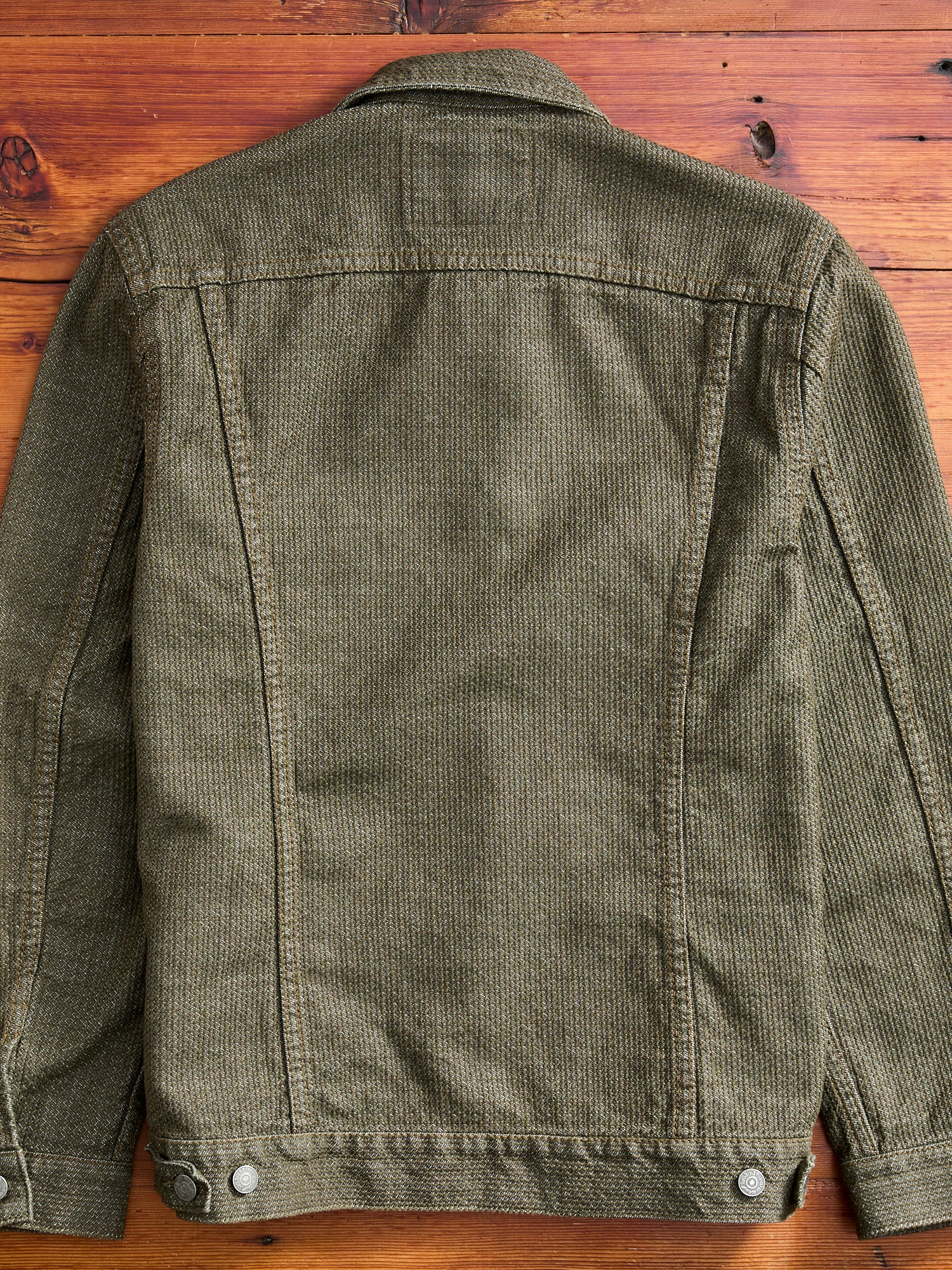Sashiko Type-3 Jacket in Double Olive - Image 12