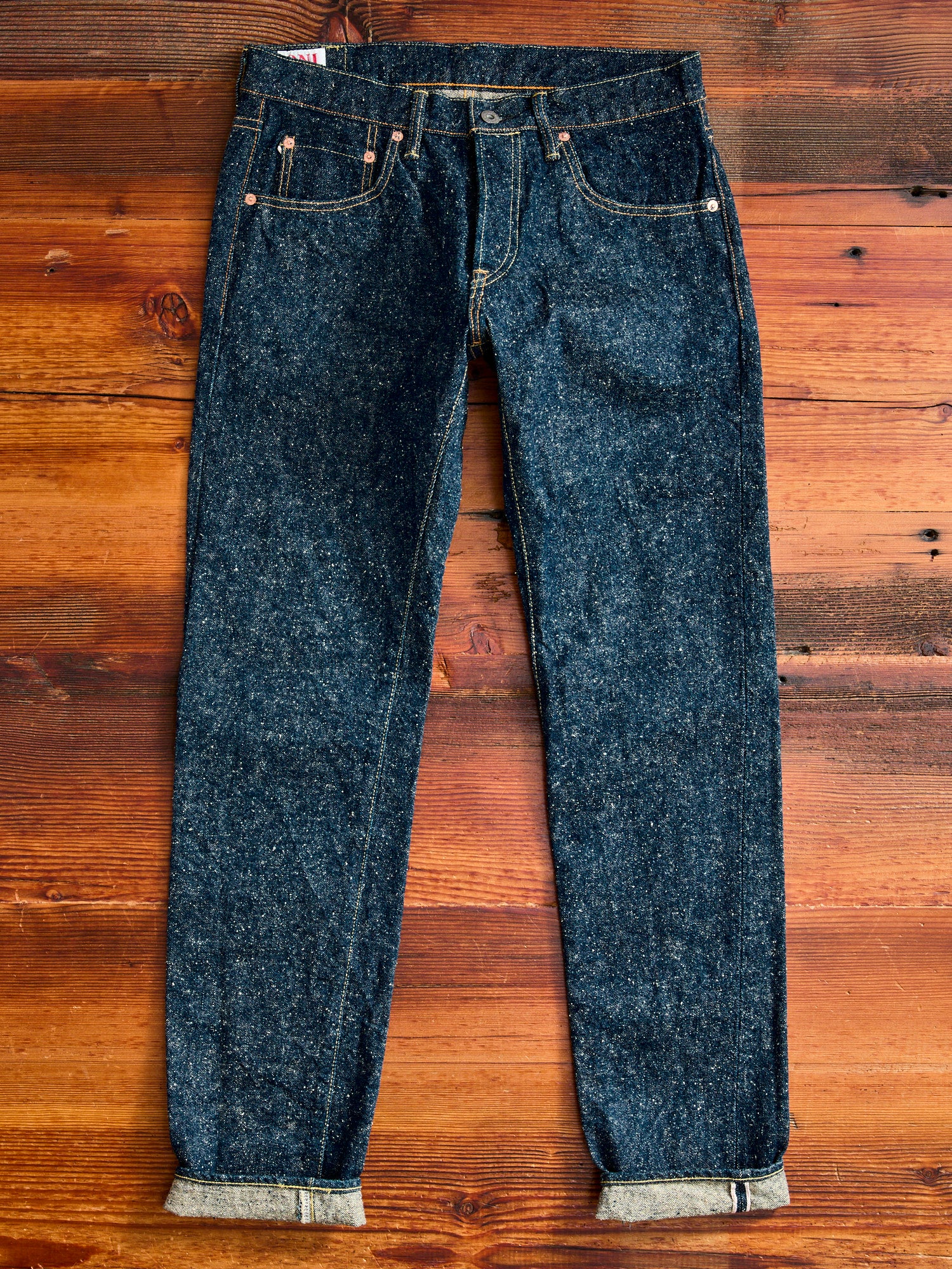 622-CCD "Crushed Concrete" 15oz Selvedge Denim - Relaxed Tapered Fit - Image 5