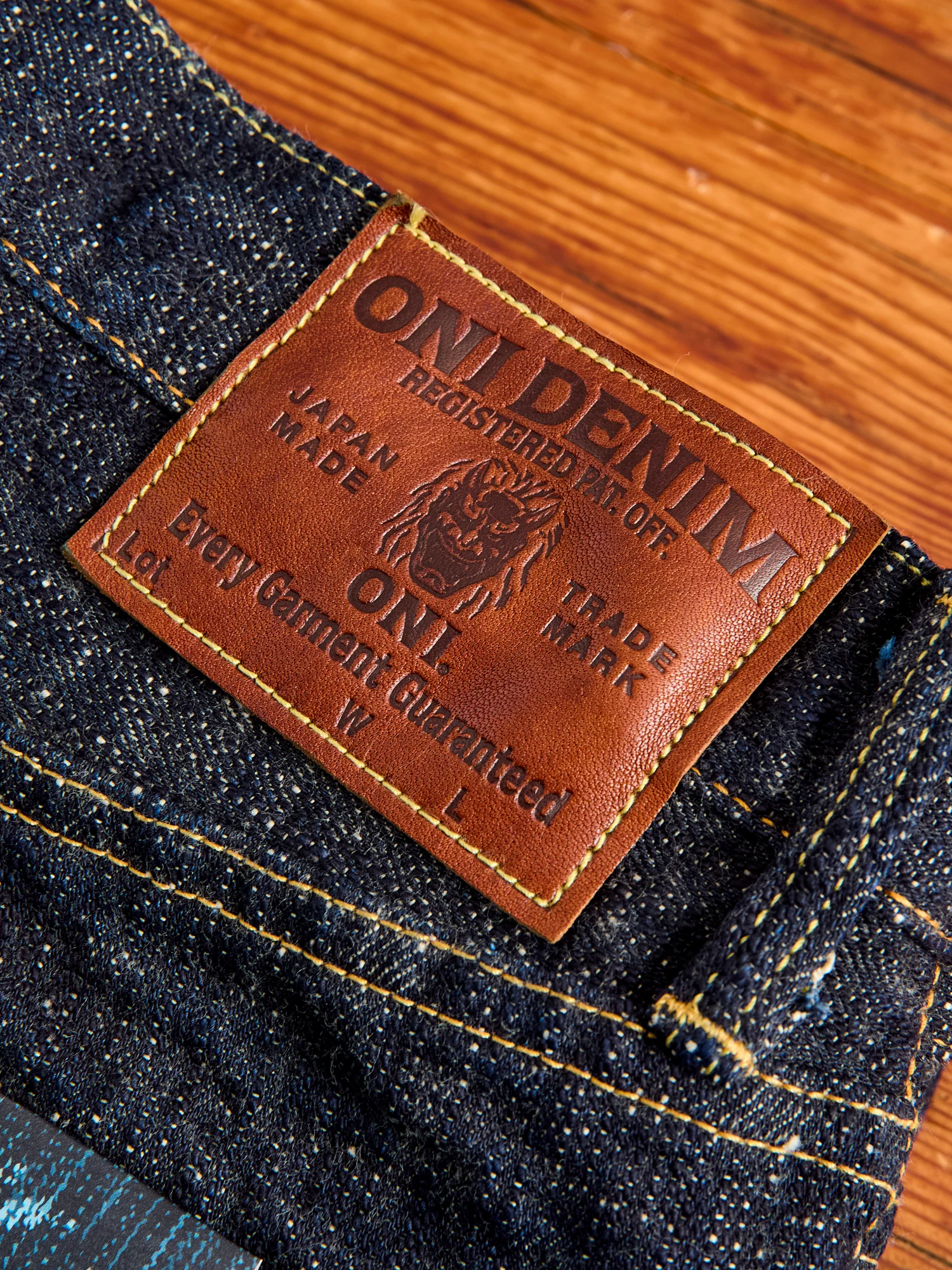 622 "Kasuri" 17oz Slub Selvedge Denim - Relaxed Tapered Fit - Image 4