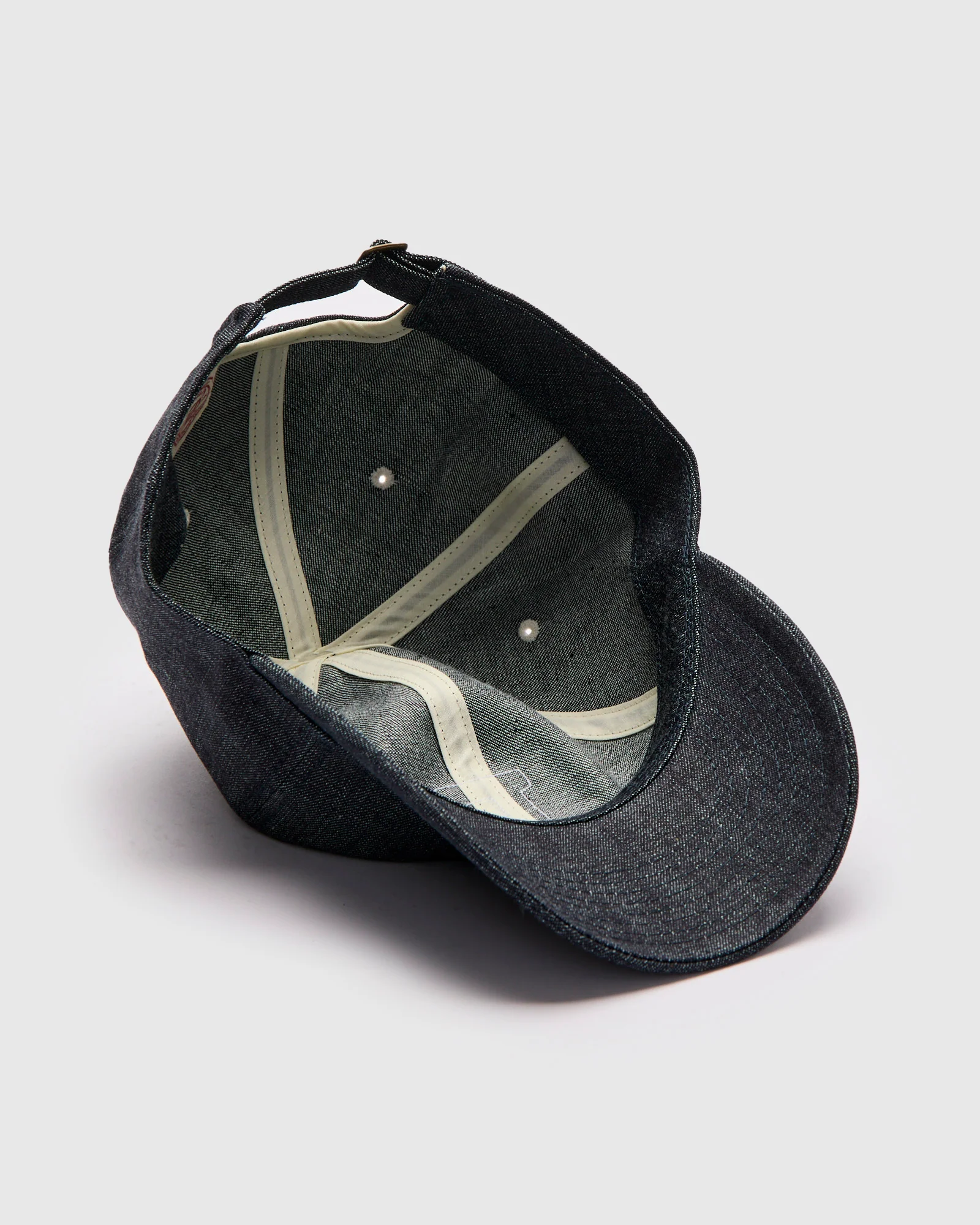 Patch Denim Baseball Cap in Indigo - Image 4