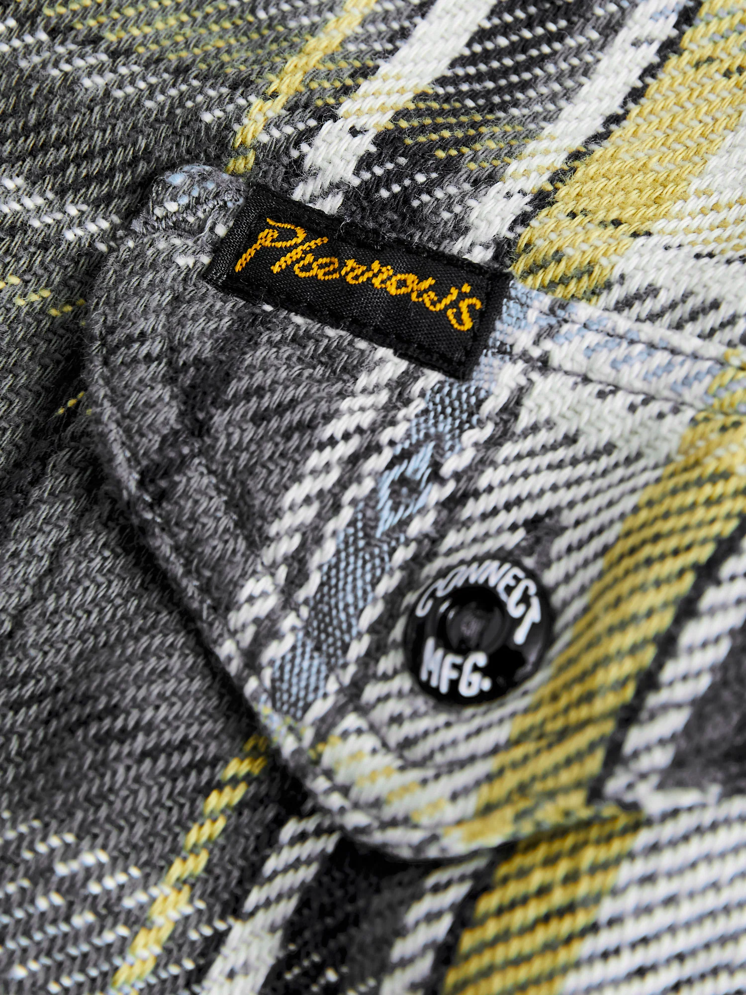 750WS Heavy Flannel Shirt in Grey - Image 5