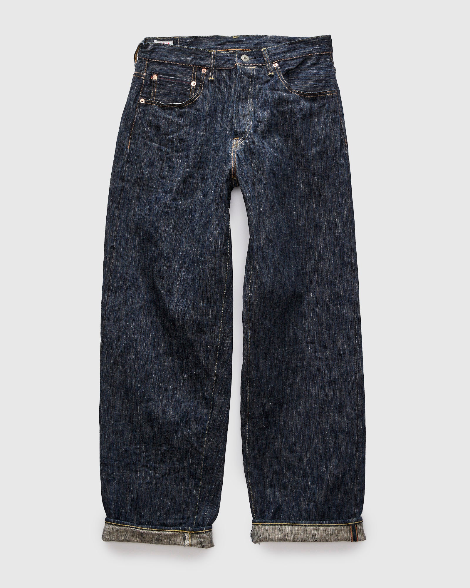 822 "Kase" 16oz Natural Indigo Selvedge Denim - Wide Tapered Fit - Image 2