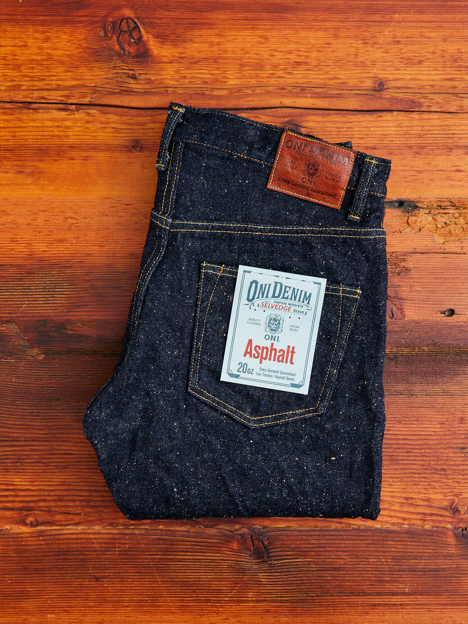 902 "Asphalt" 20oz Selvedge Denim - High Tapered Fit - Image 2
