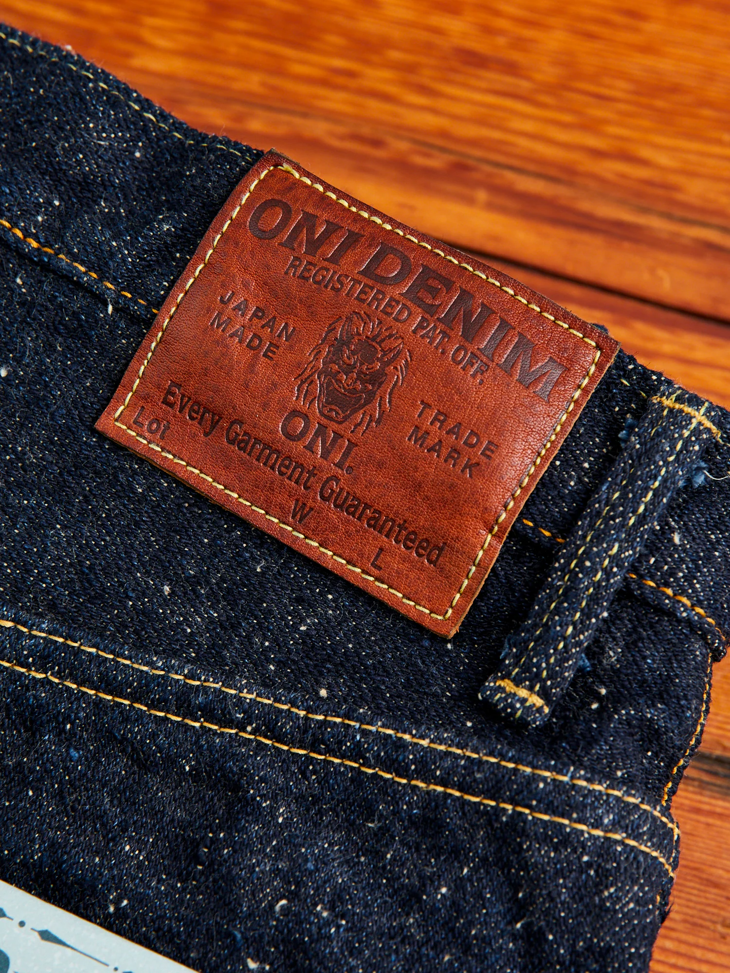 902 "Asphalt" 20oz Selvedge Denim - High Tapered Fit - Image 3