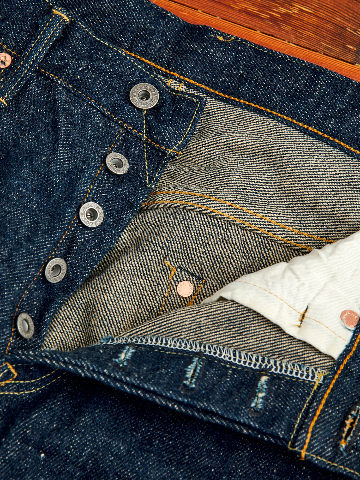 902ZR-KABEG "Secret Kabuki" 20oz Selvedge Denim - High Tapered Fit - Image 8