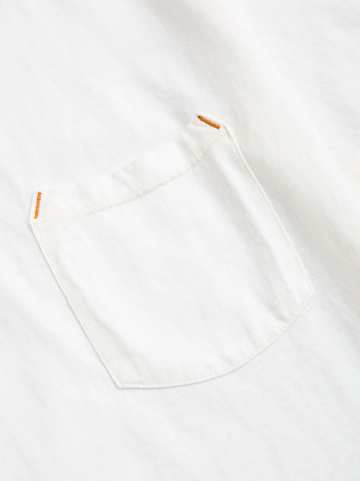 9oz Pocket T-Shirt in White - Image 5
