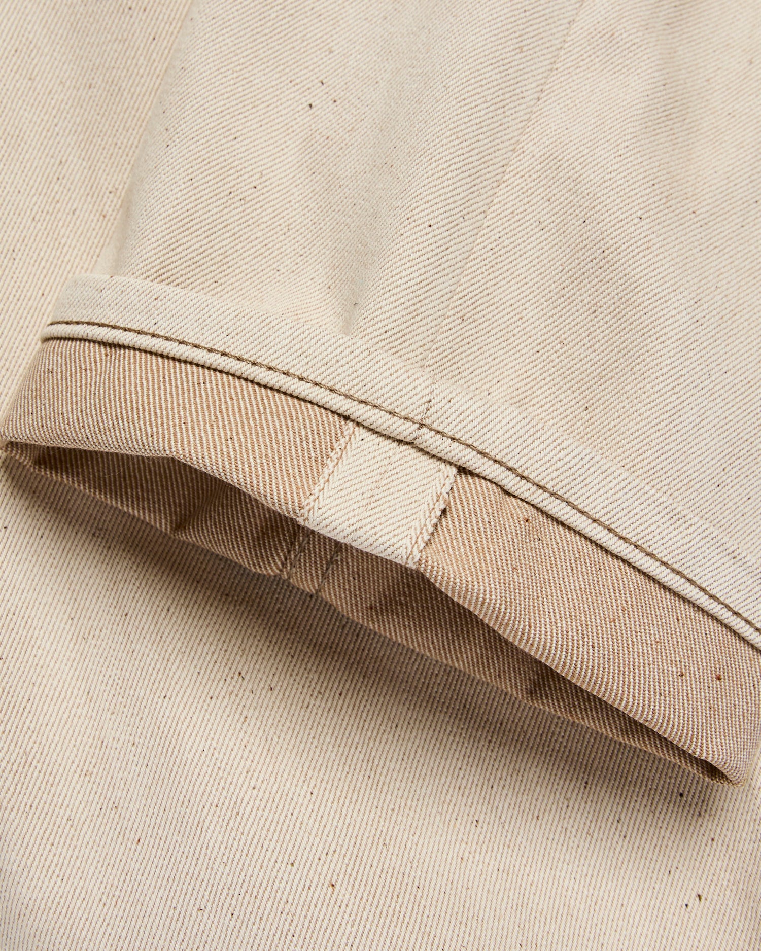 "All Natural Foxfibre" 13.6oz Ecru Selvedge Denim - True Guy Fit - Image 11