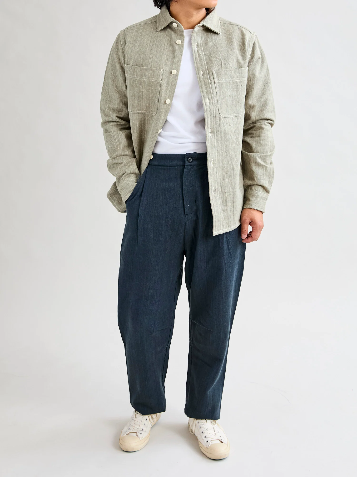 Ames Workshirt in Iron Grey Denim - Image 8