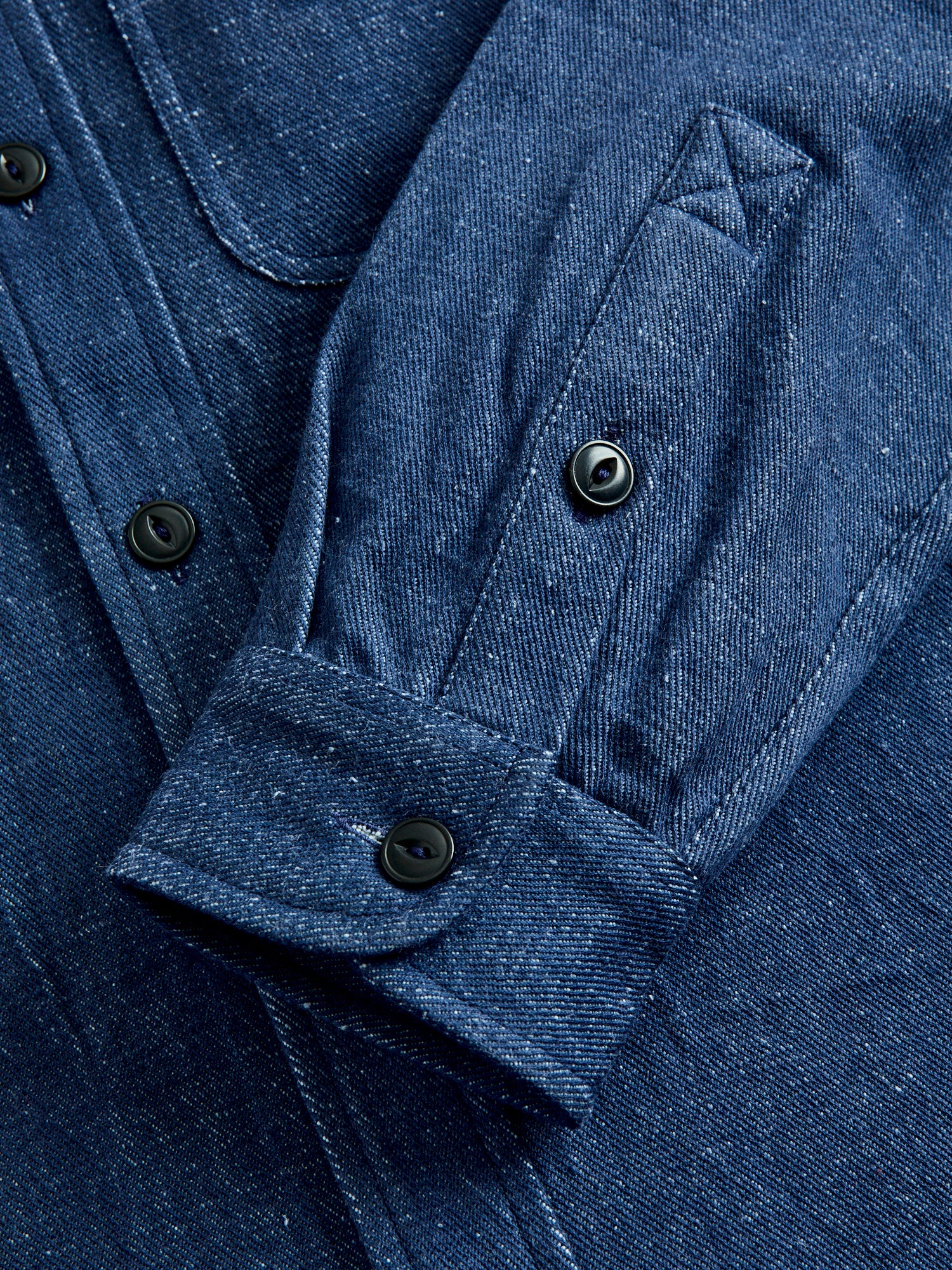 Ames Workshirt in Dark Indigo Denim - Image 5