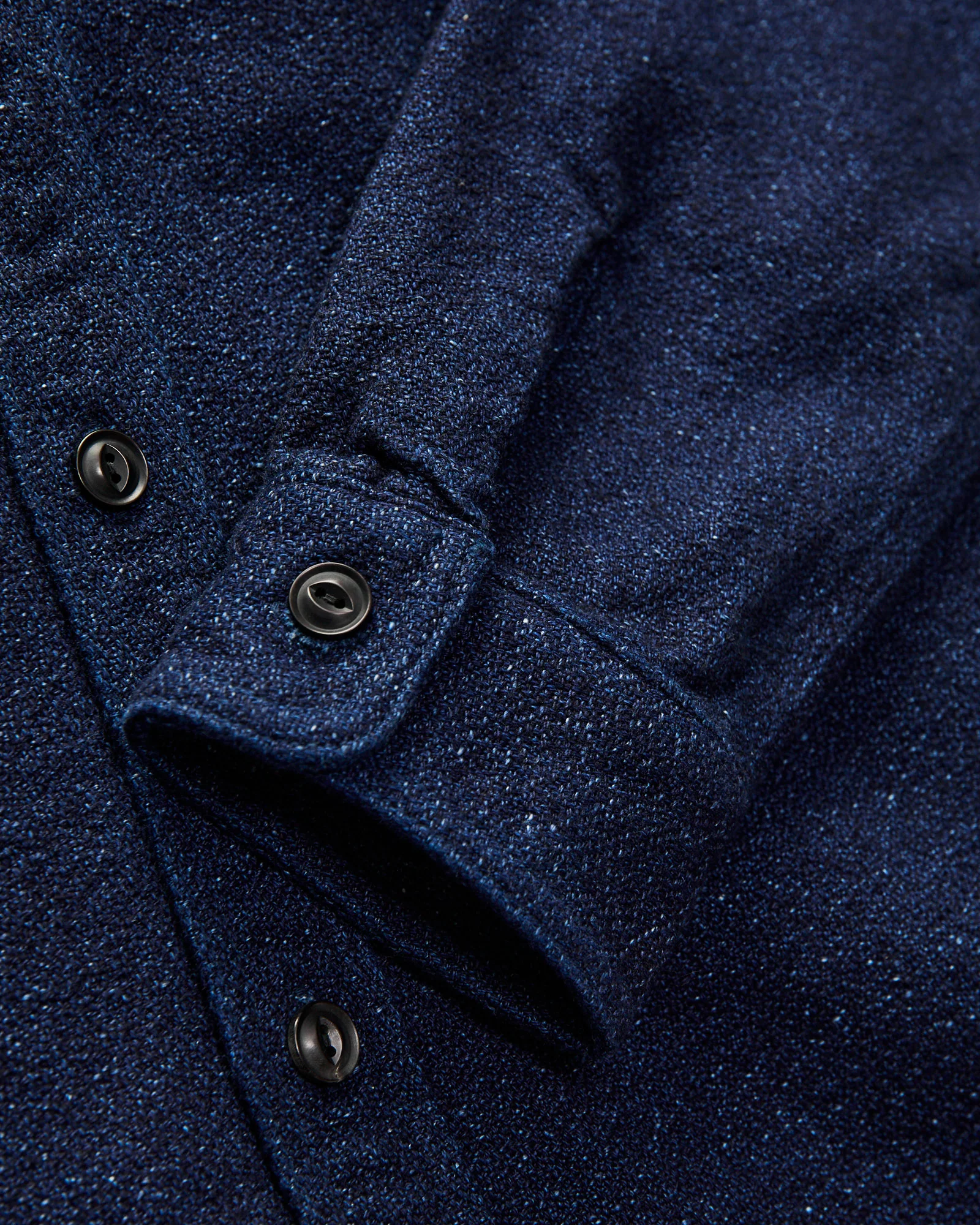 Amundsen Indigo Flannel Shirt in Indigo - Image 6