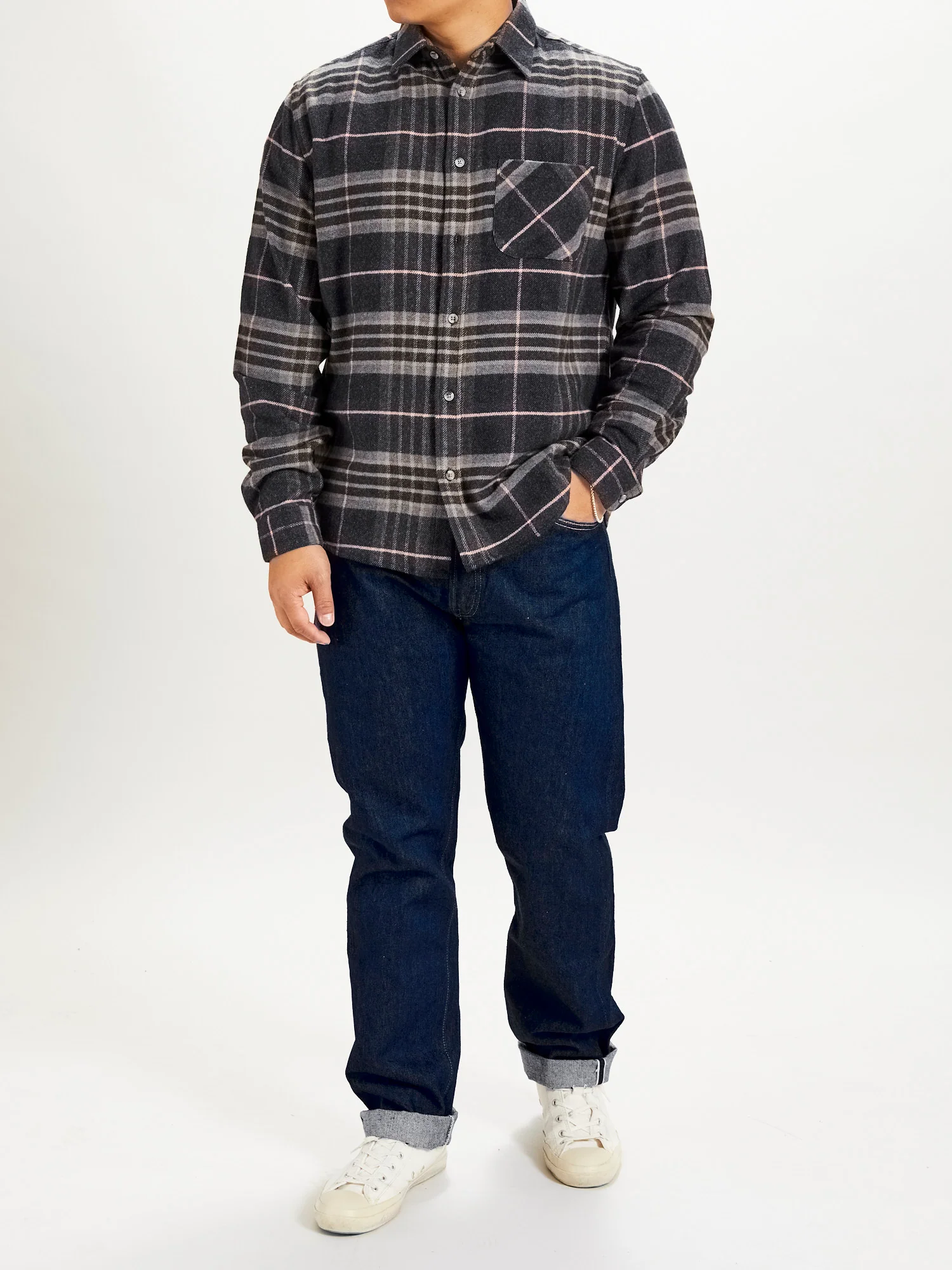Arquive 72 Button-Up Shirt in Grey - Image 9