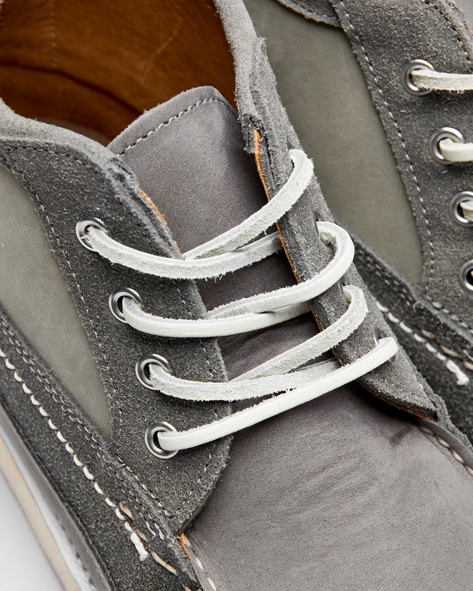 "Backyard BBQ" Scout Boot in Grey Suede Combo - Image 7