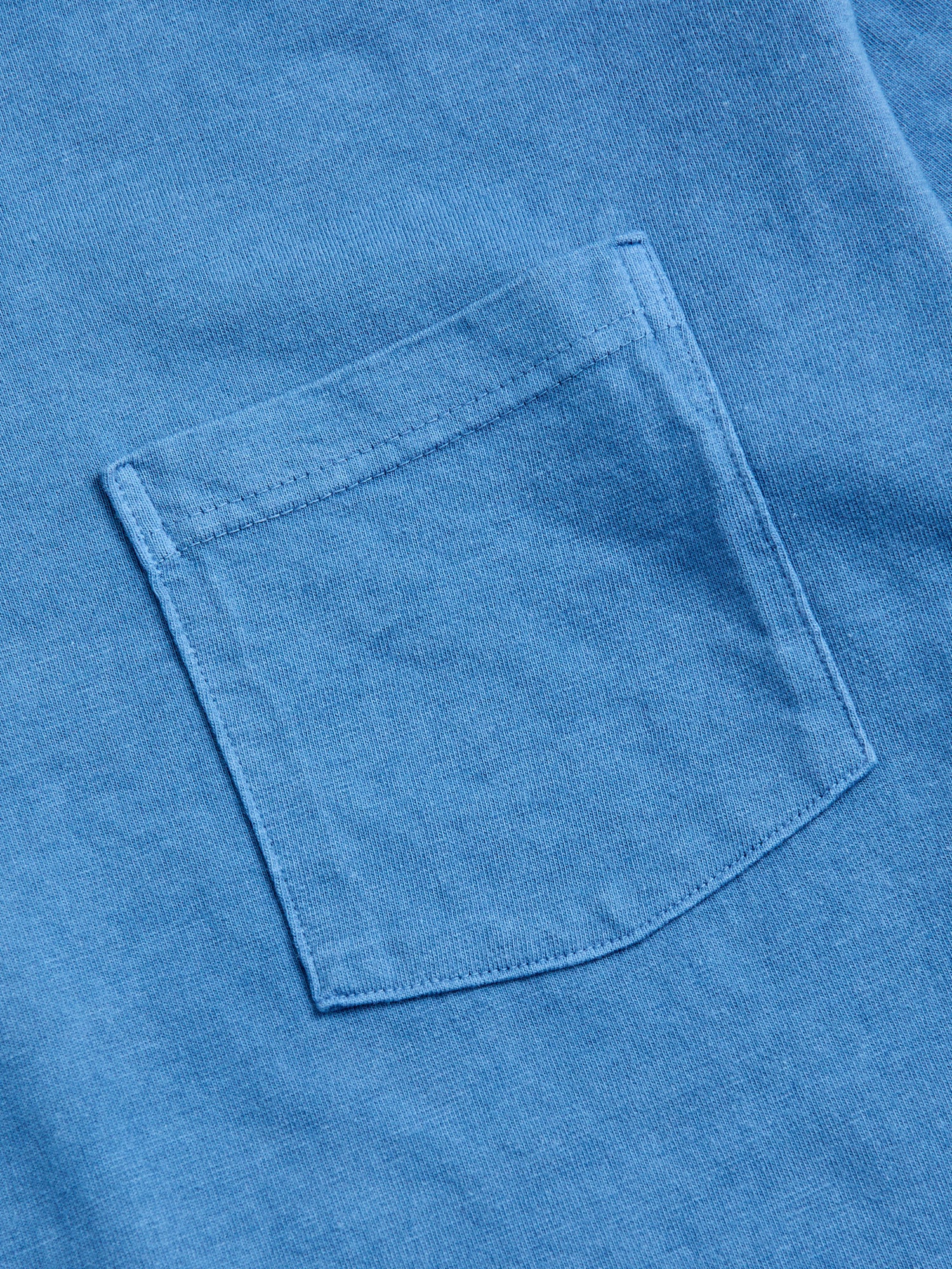 "Bamboo and Tiger" Bassen Pocket T-Shirt in Indigo - Image 6