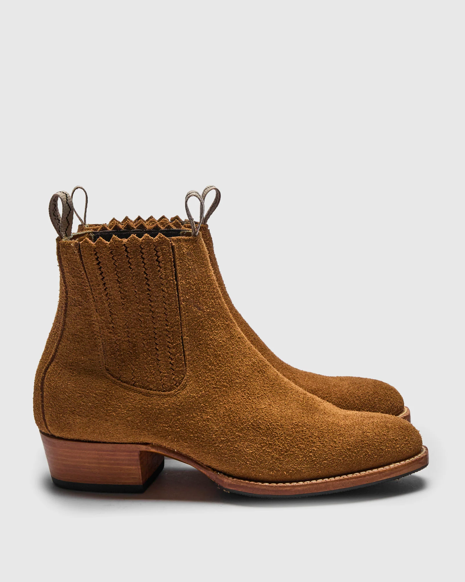 Bandido Boot in Golden Brown Suede - Image 3