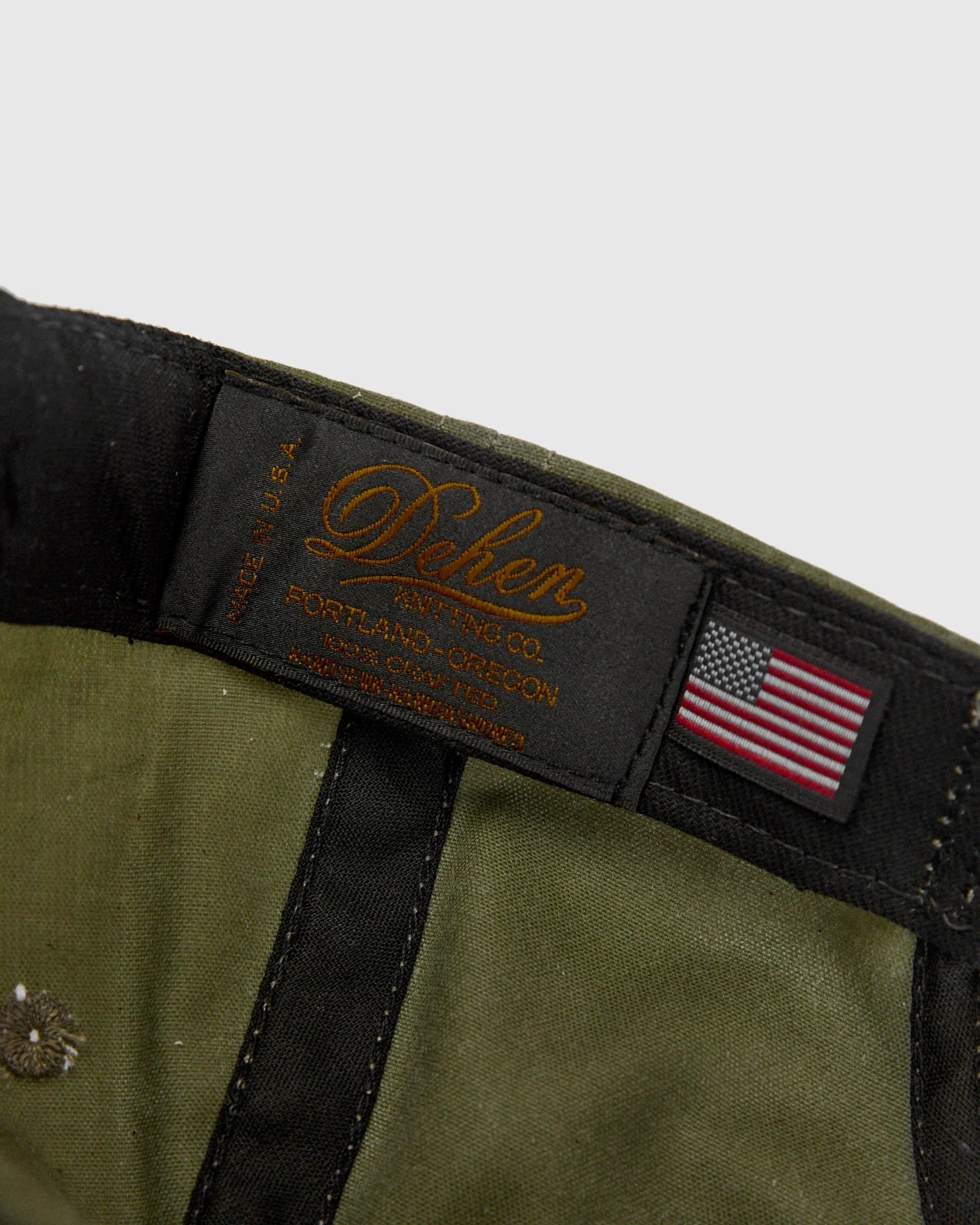 Baseball Hat in Waxed Light Moss - Image 5