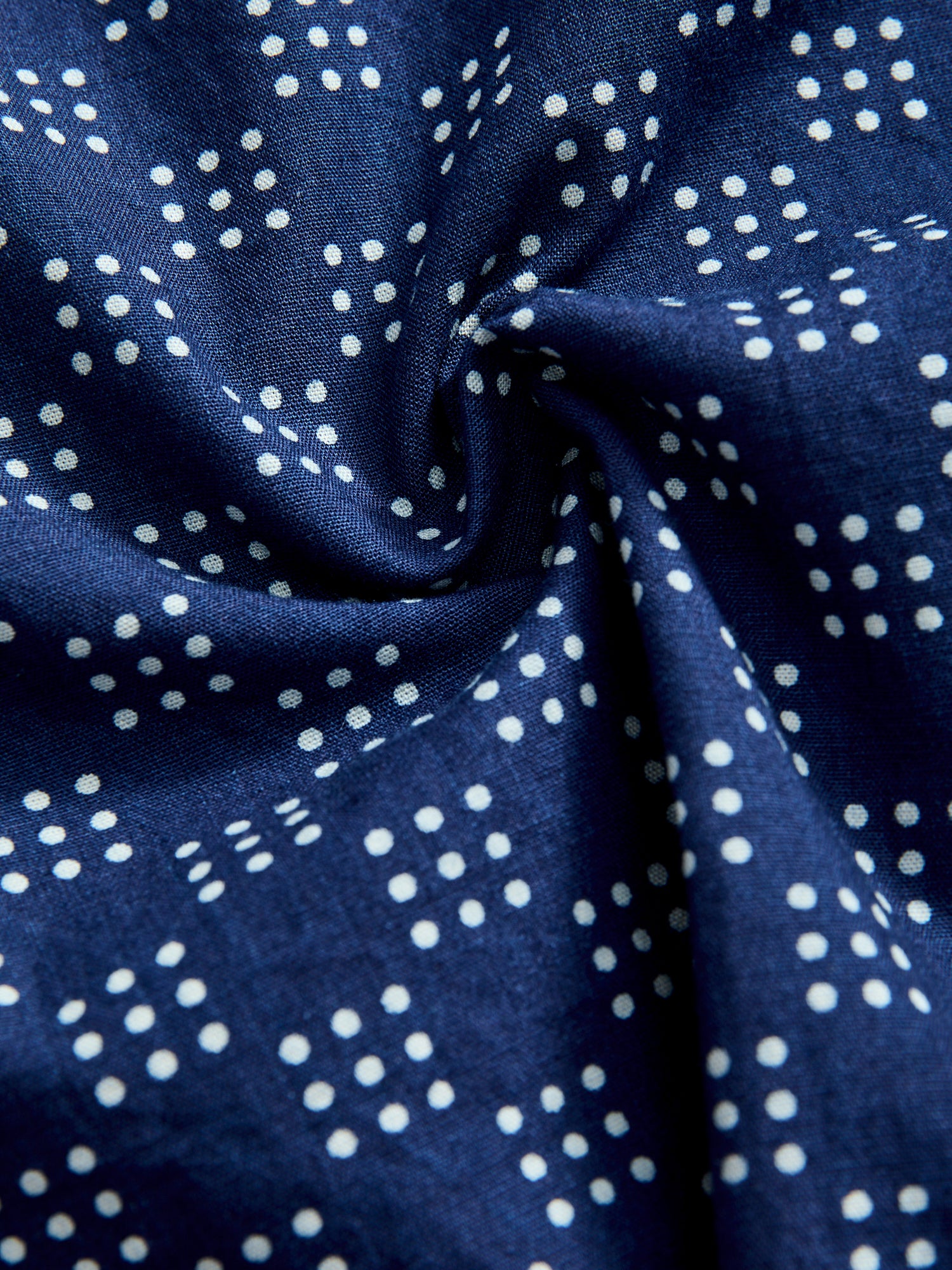 Bassen Hawaiian Shirt in Indigo Dot - Image 8