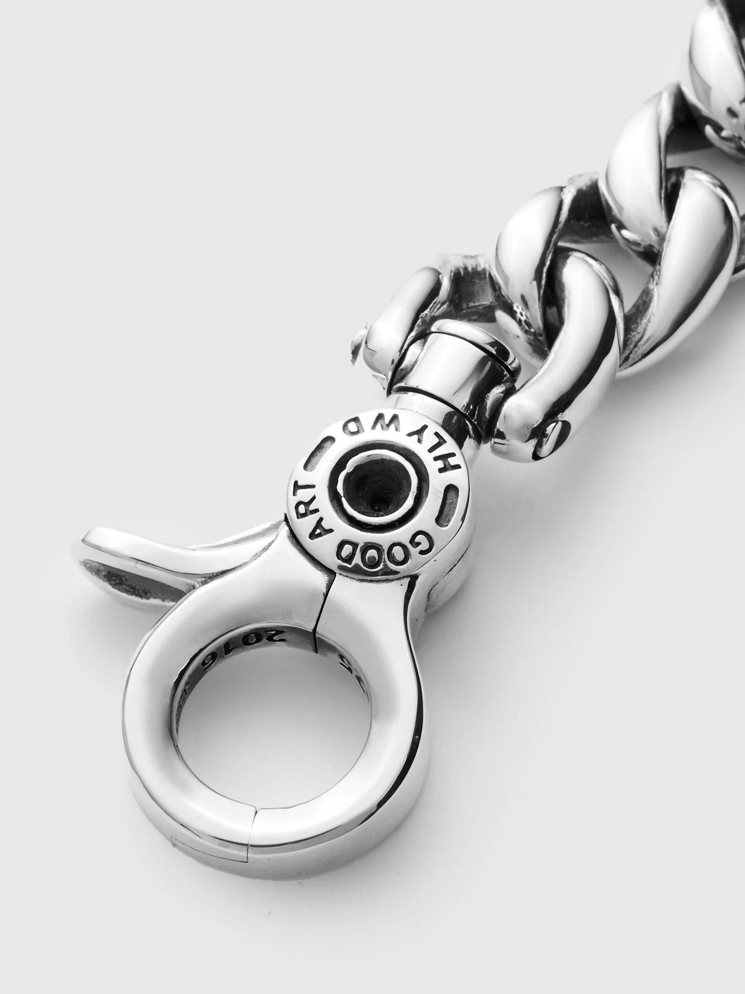 Big Eye Clip 16 Keychain in Sterling Silver - Image 5