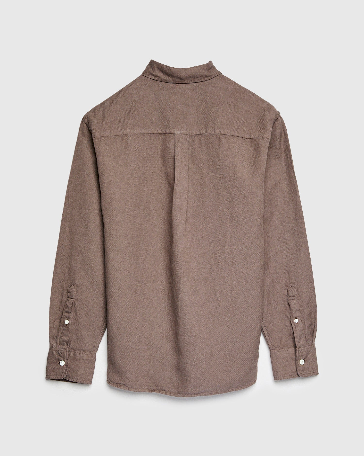 Big Oxford Shirt in Espresso Hemp - Image 2