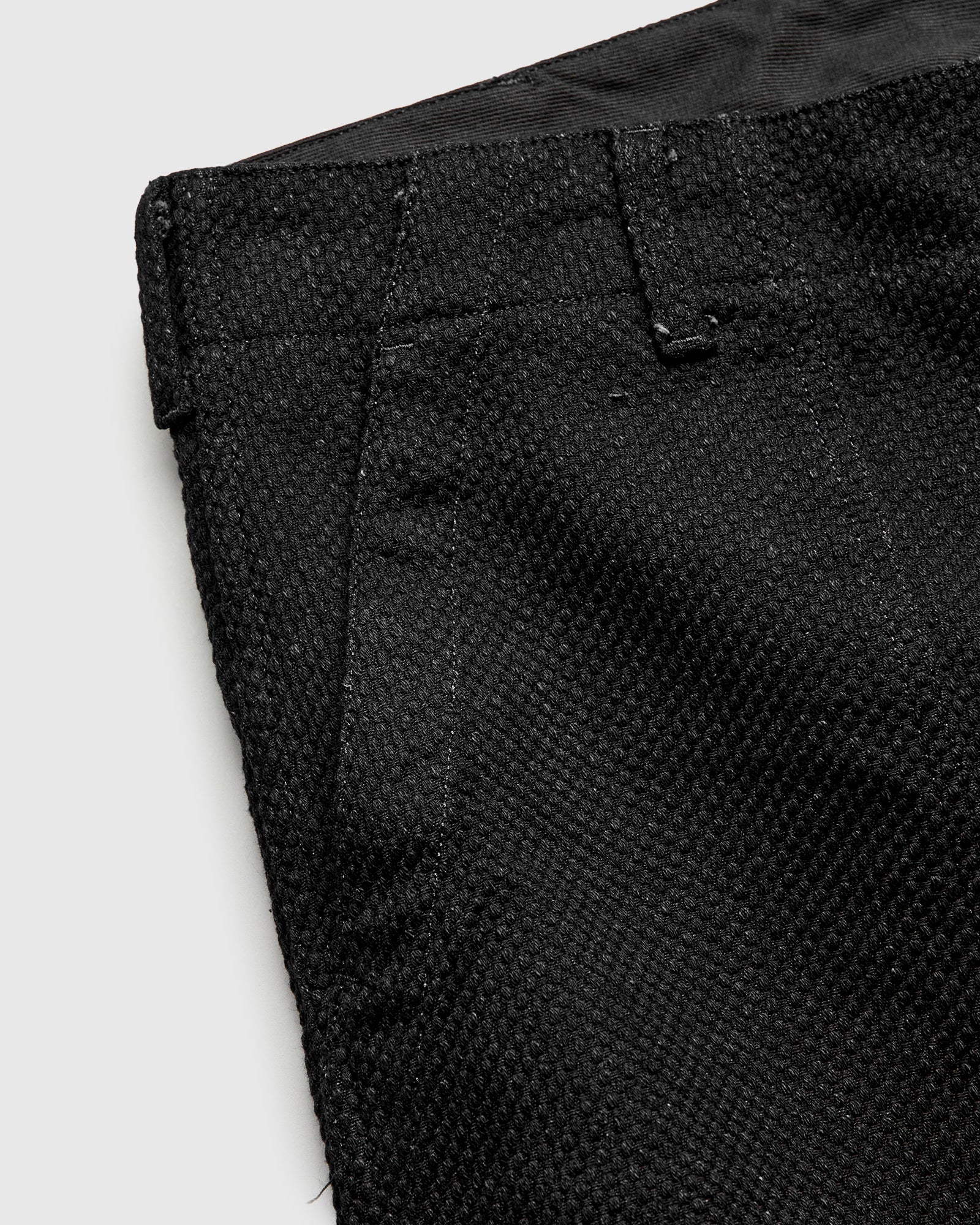 "No-Gi" Fatigue Pants in Black Heavyweight Sashiko - Image 5