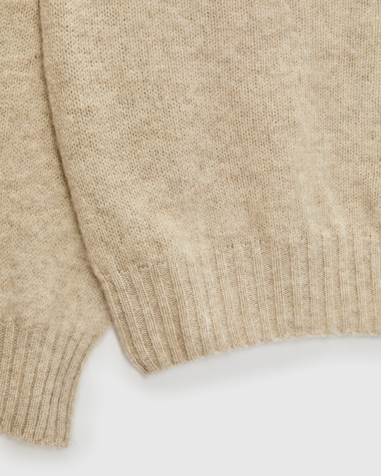 "Birth of the Cool" Wool Sweater in Cosmic Latte - Image 6