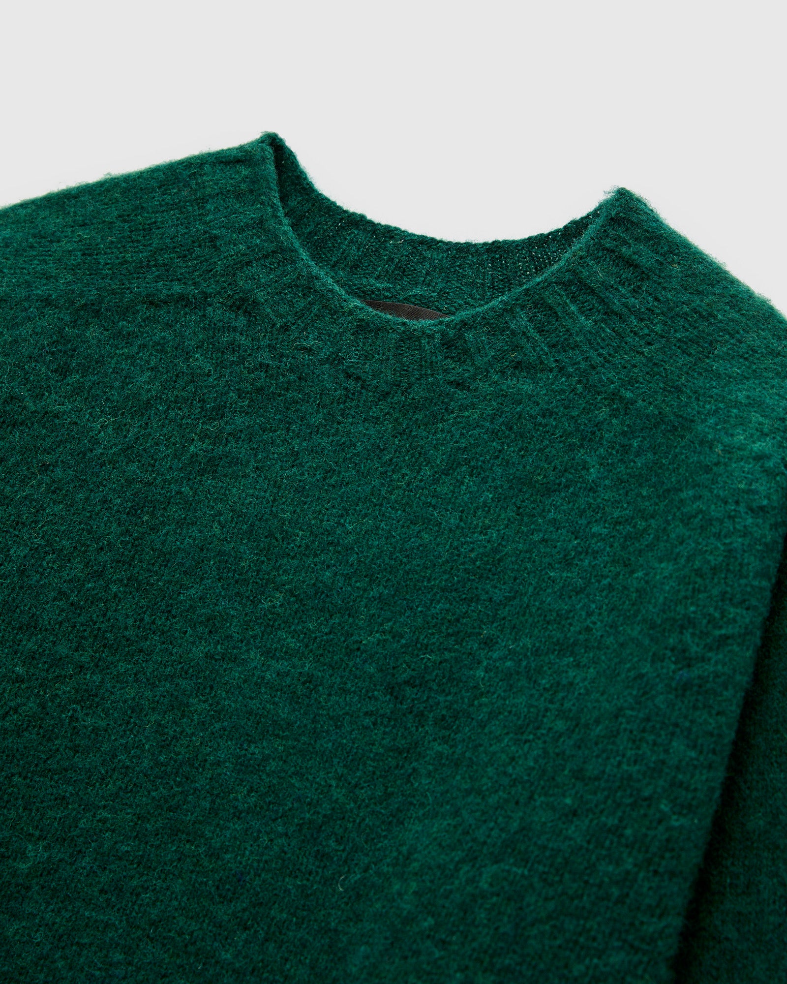 "Birth of the Cool" Wool Sweater in Forest - Image 4