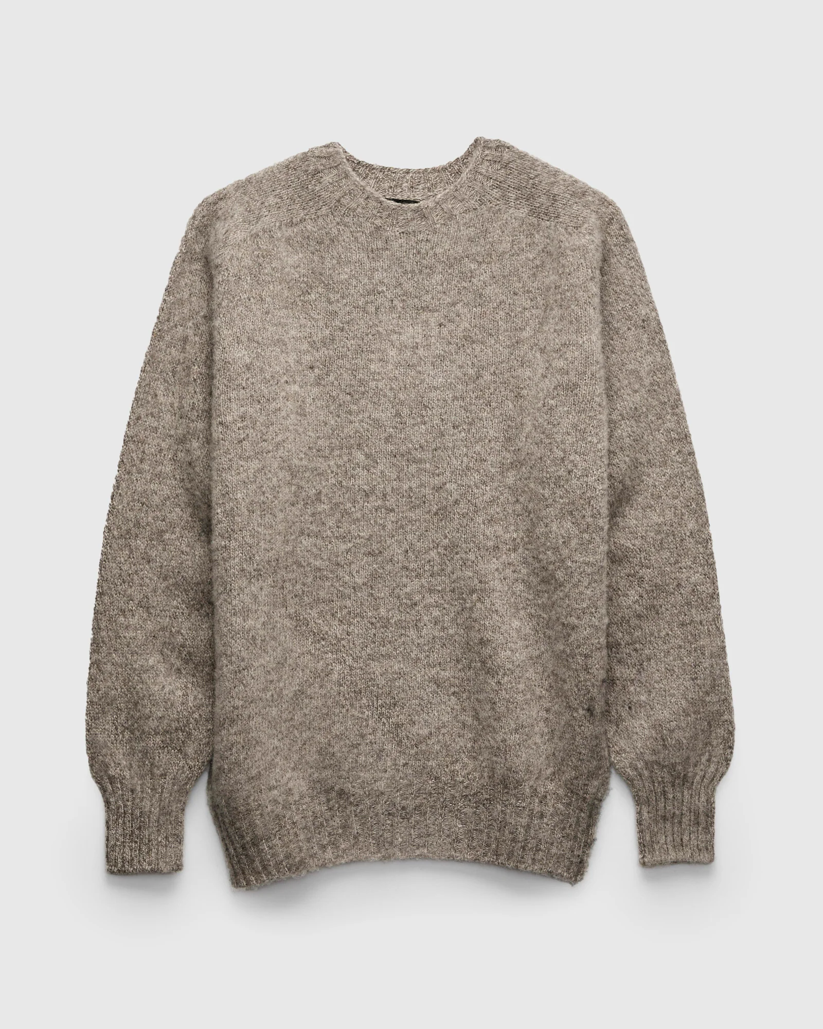 "Birth of the Cool" Wool Sweater in Mixed Shrooms