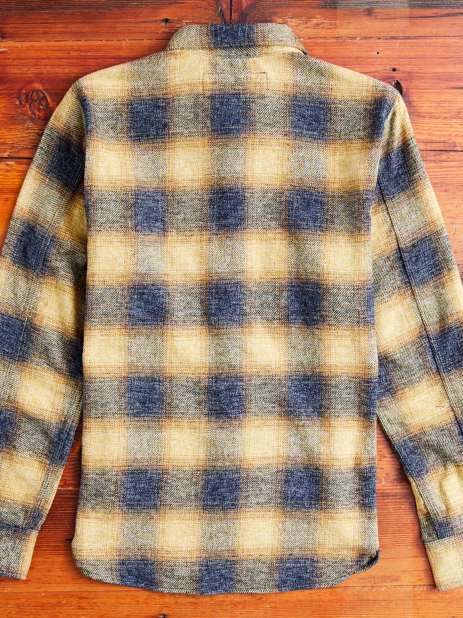 "BM Shirt" in Gold Ombre Plaid - Image 9