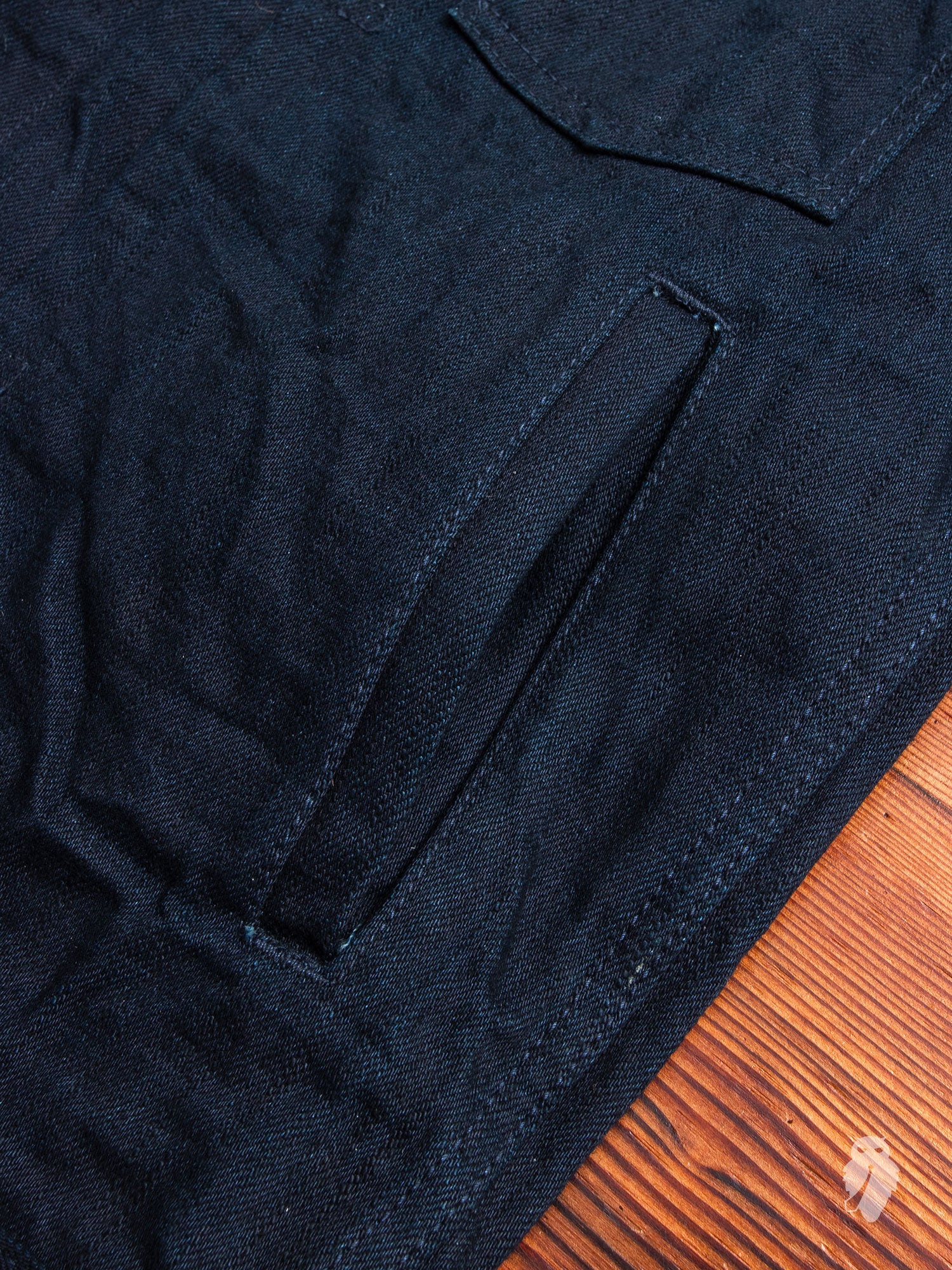 BOM012-B "Momotaro x Blue Owl" 15.7oz Selvedge Denim Jacket - Image 5