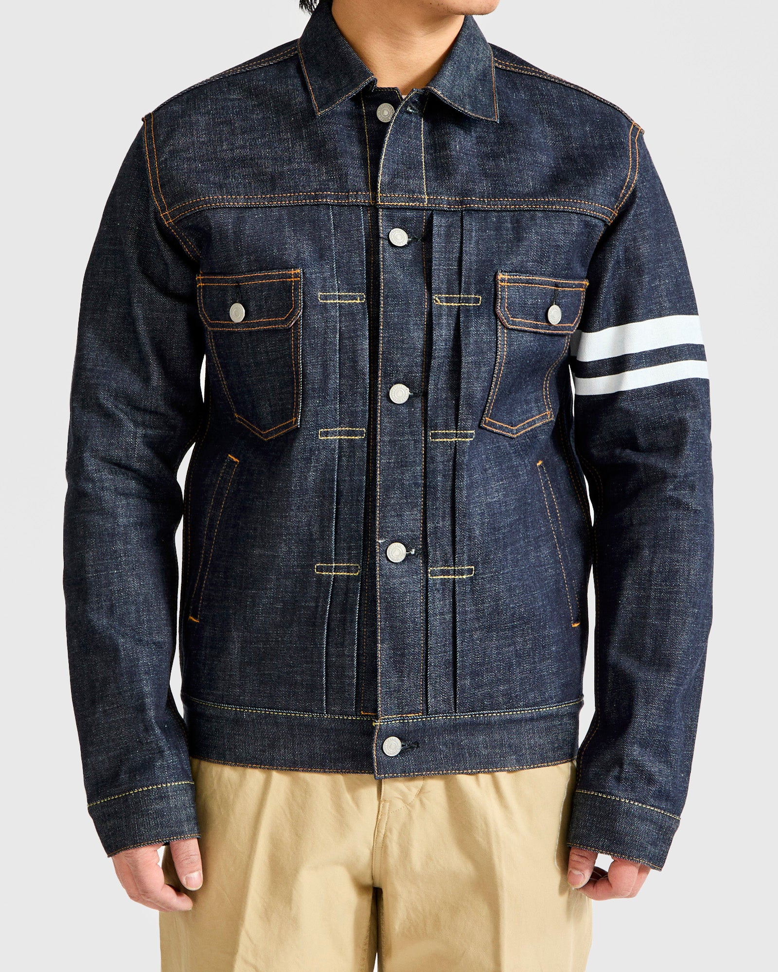 BOM017-J "Grand Indigo" 14oz Selvedge Denim Jacket - Image 2