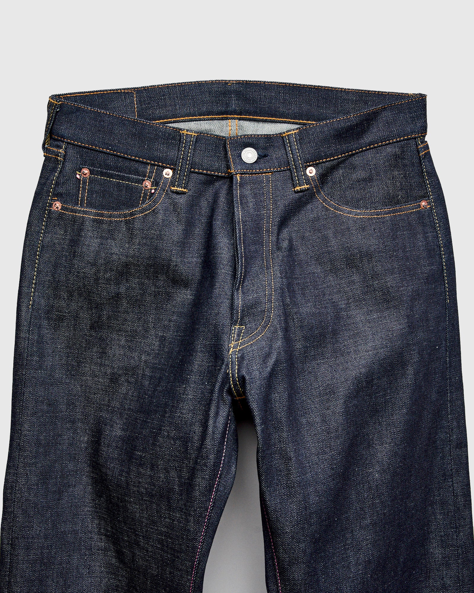 BOM017-W "Grand Indigo" 14oz Selvedge Denim - Wide Straight Fit - Image 4