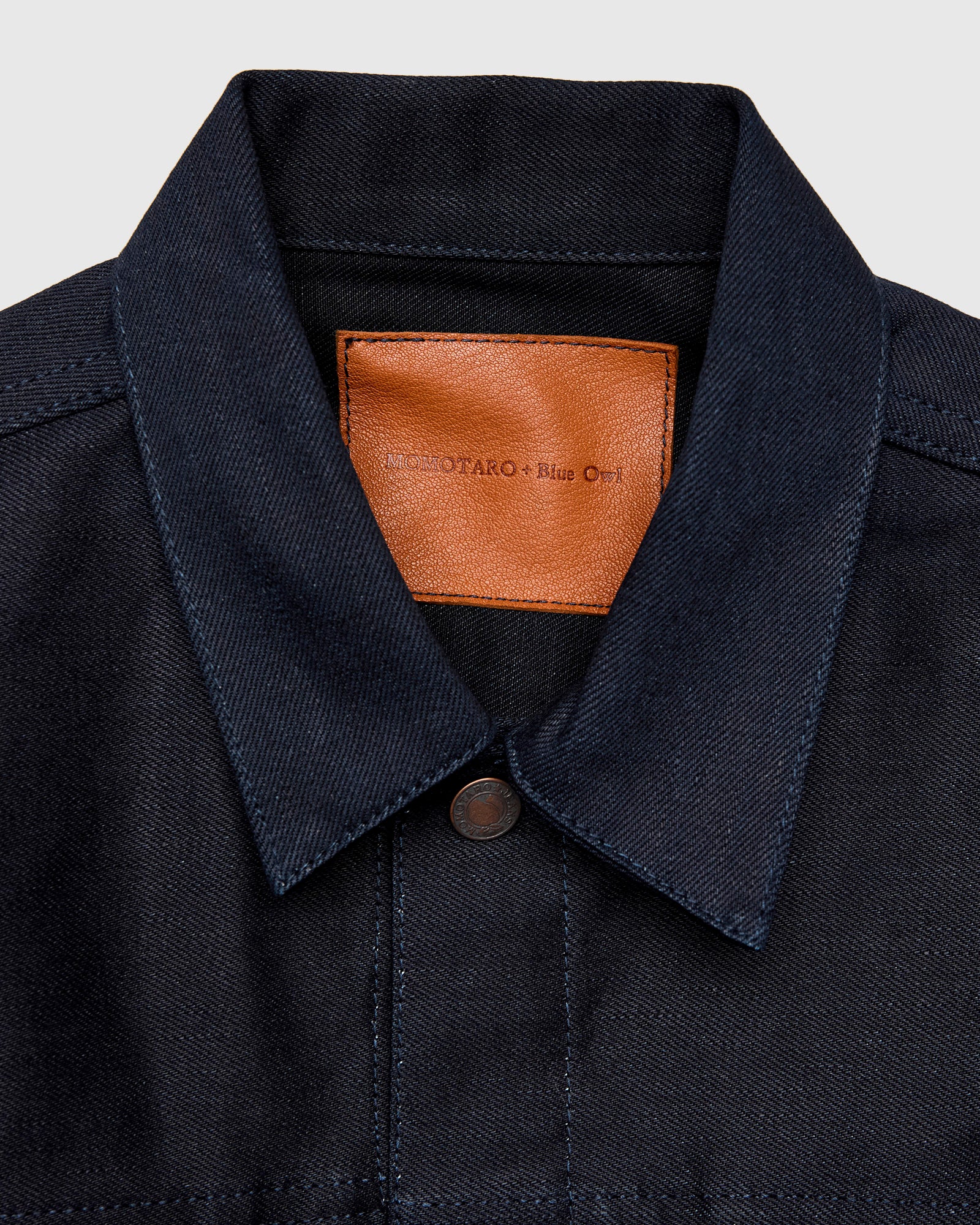 BOM018-J "Grand Indigo – Midnight Edition" 14oz Selvedge Denim Jacket - Image 5