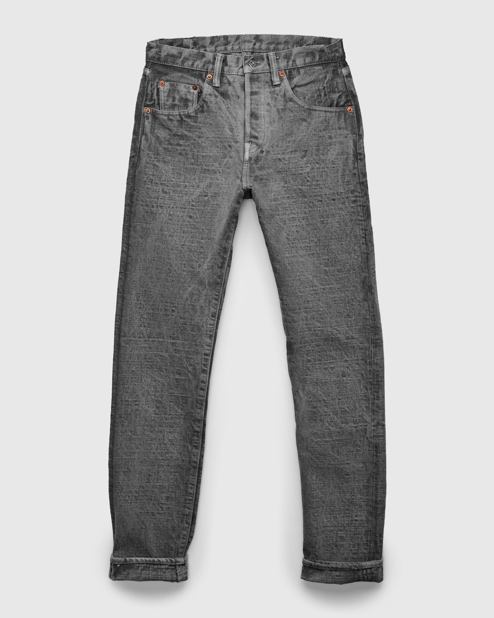 BOS211XX-SU "Shizen" 18oz Sumi Ink Selvedge Denim - Relaxed Tapered Fit - Image 2
